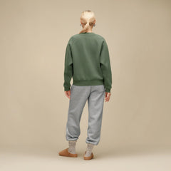 Women's UGG Logo Crewneck - GREEN STONE