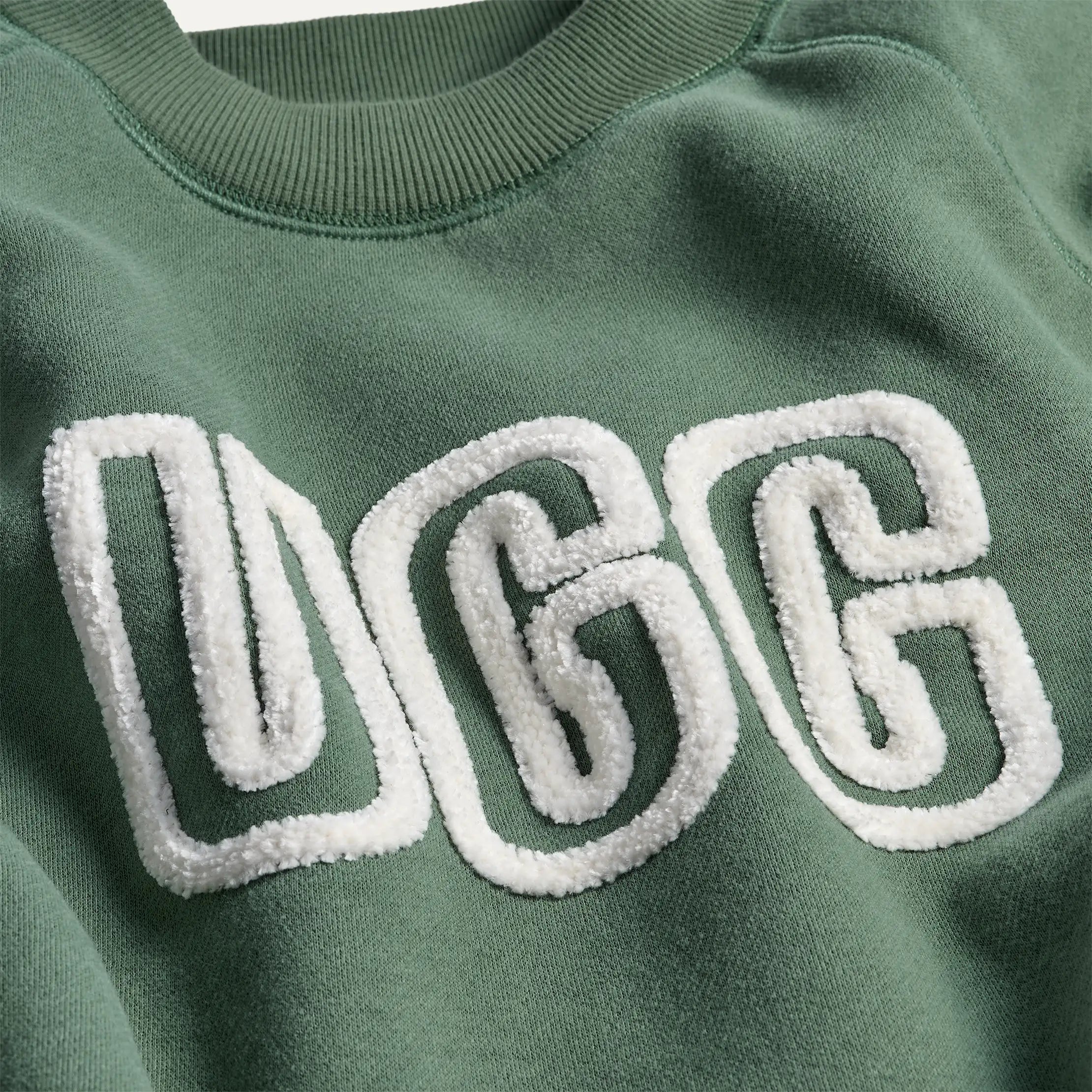 Women's UGG Logo Crewneck - GREEN STONE