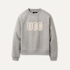 Women's UGG Logo Crewneck - GREY HEATHER