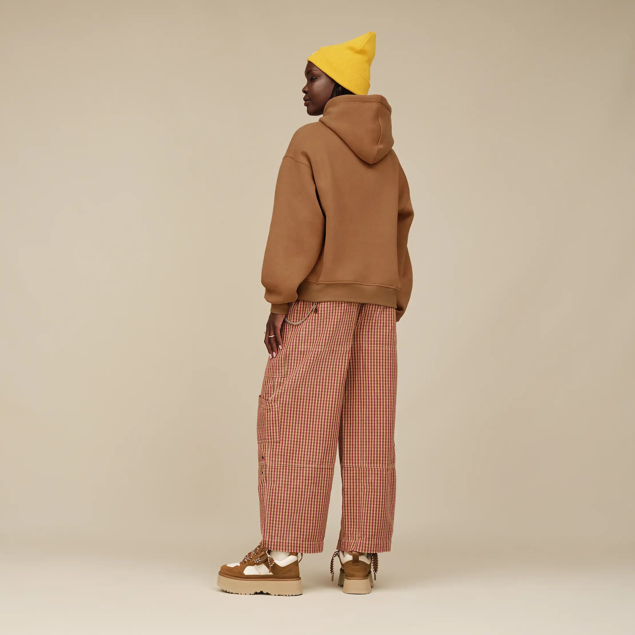 Women's UGG Logo Hoodie - CHESTNUT