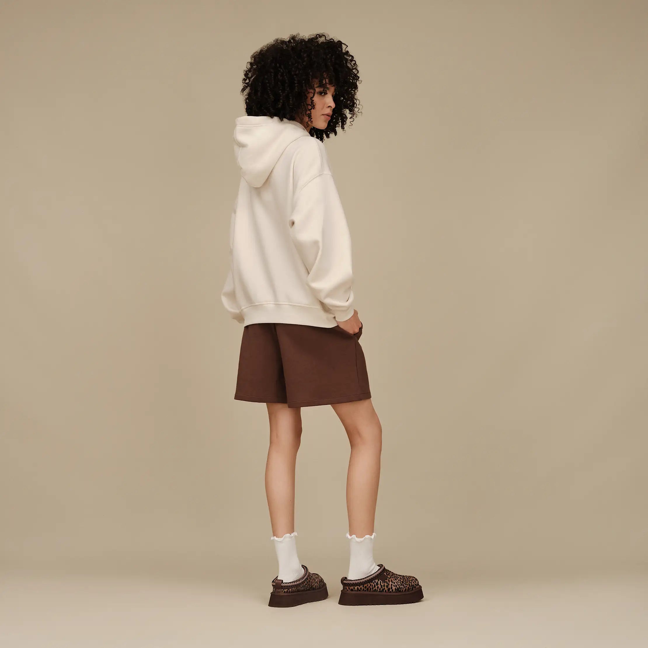 Women's UGG Logo Hoodie - NIMBUS