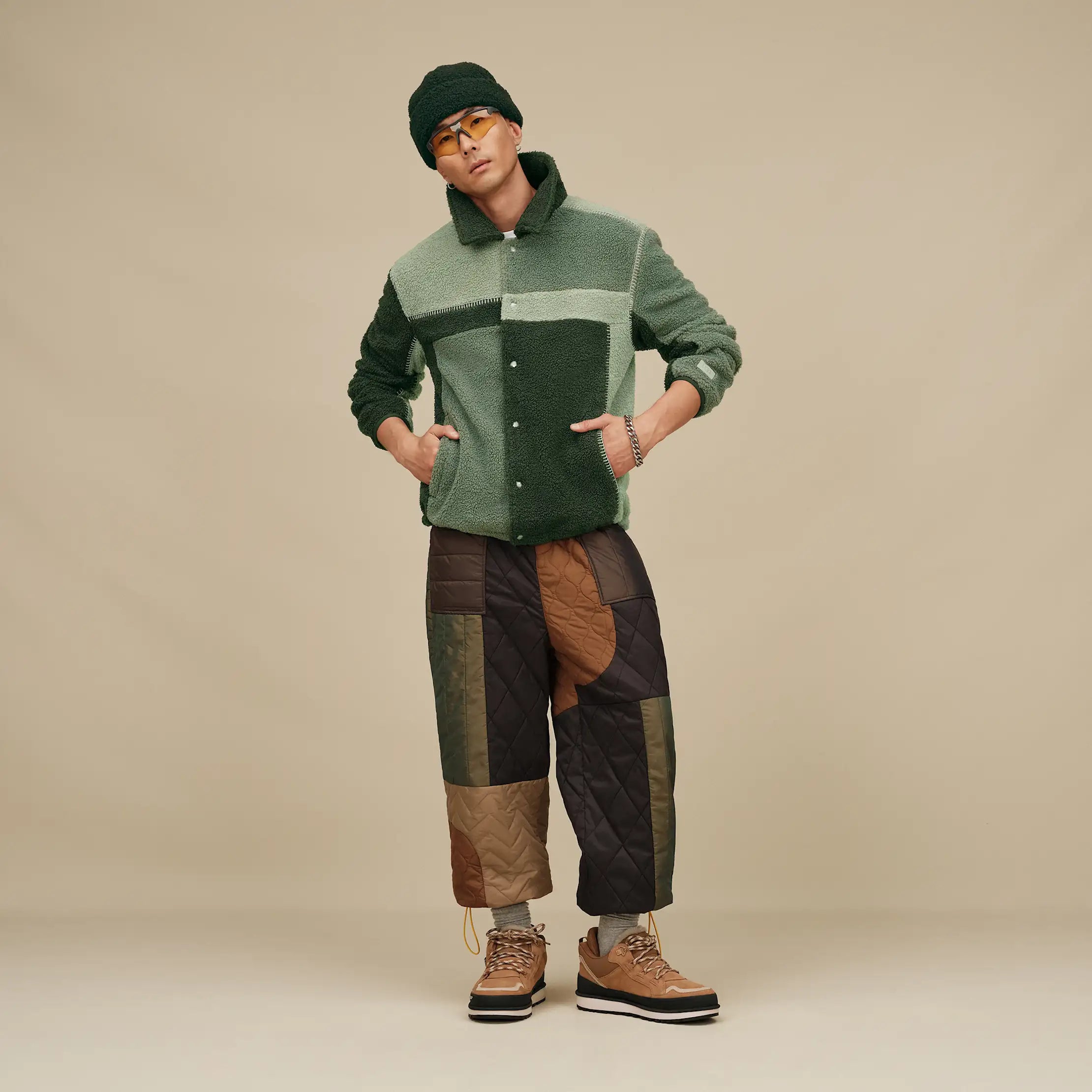 Men's Lachlan UGGfluff Jacket - ARUGULA MULTI