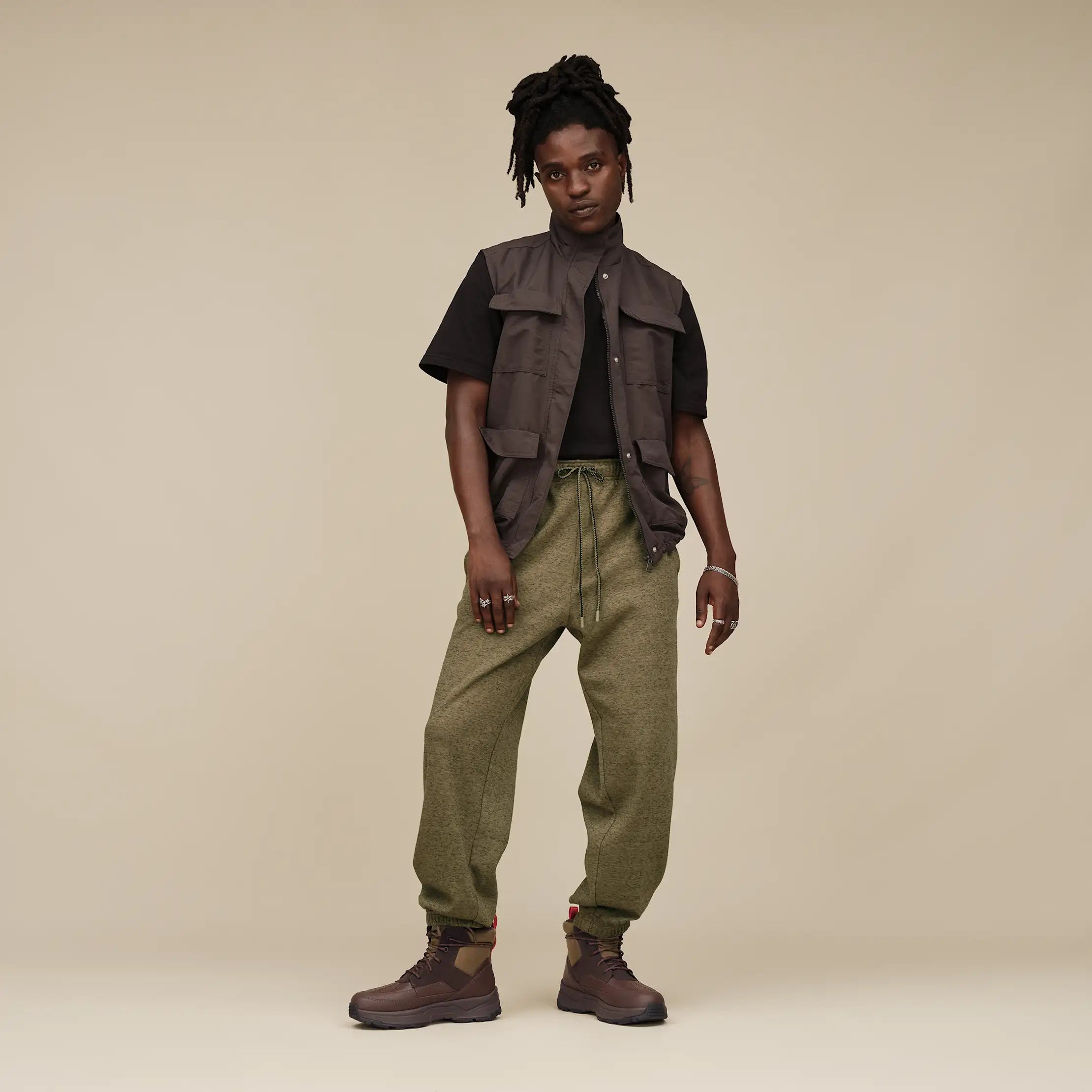 Men's Xander Jogger - BURNT OLIVE HEATHER