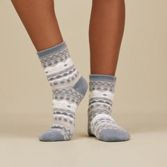 Women's Cressida Cozy Quarter - GREY HEATHER MULTI