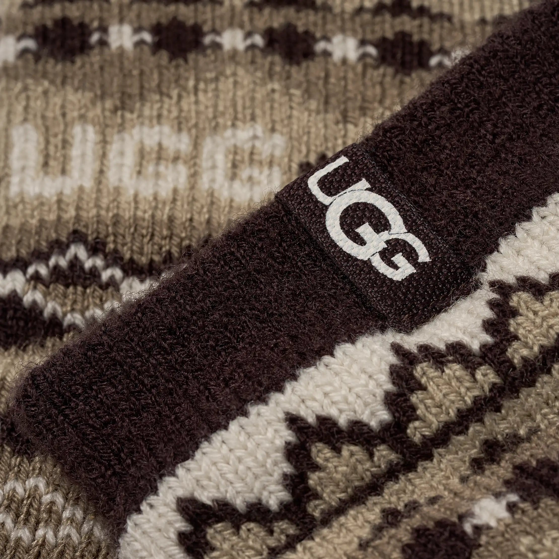 Women's Cressida Cozy Quarter - UGGISLE COFFEE GROUNDS MULTI