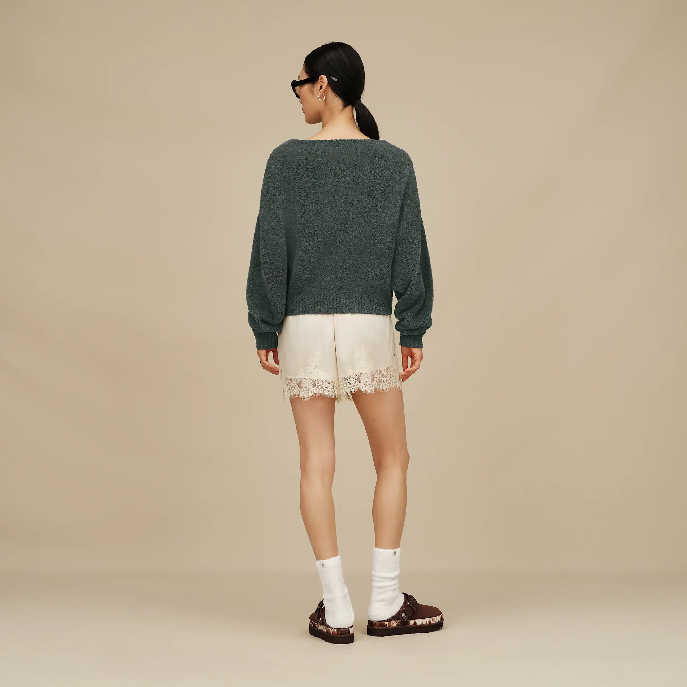 Women's Novalie Slouchy Pullover - ARUGULA