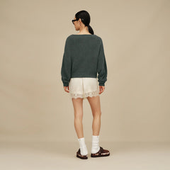 Women's Novalie Slouchy Pullover - ARUGULA