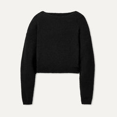 Women's Novalie Slouchy Pullover - BLACK