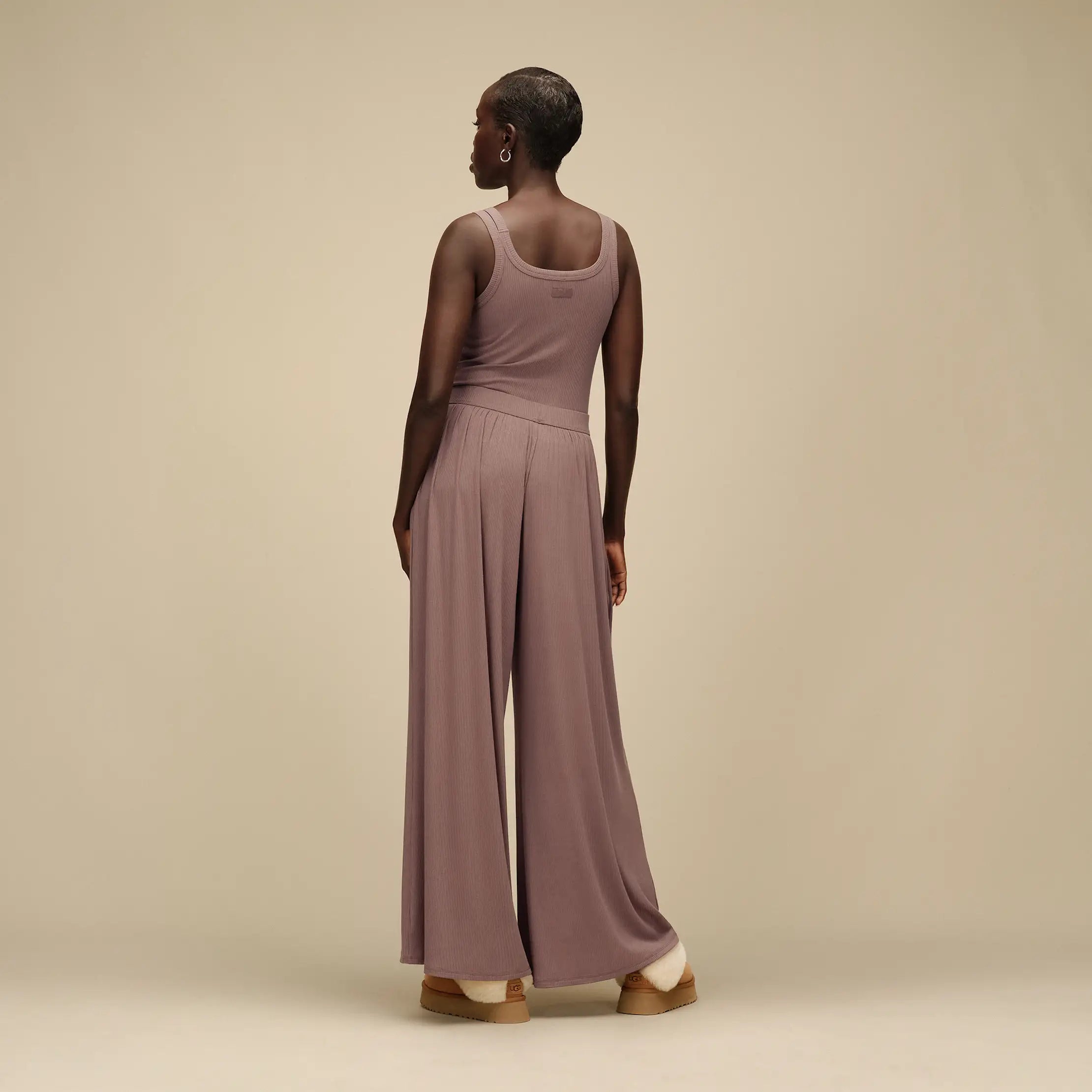 Women's Imogen Wide Leg Pant Rib - ALLSPICE