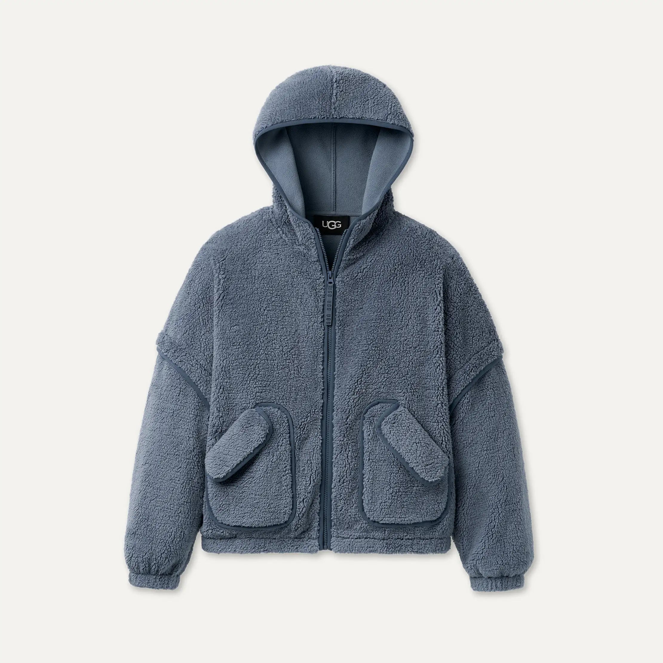 Women's Mariella UGGfluff Zip Hoodie - TAHOE BLUE