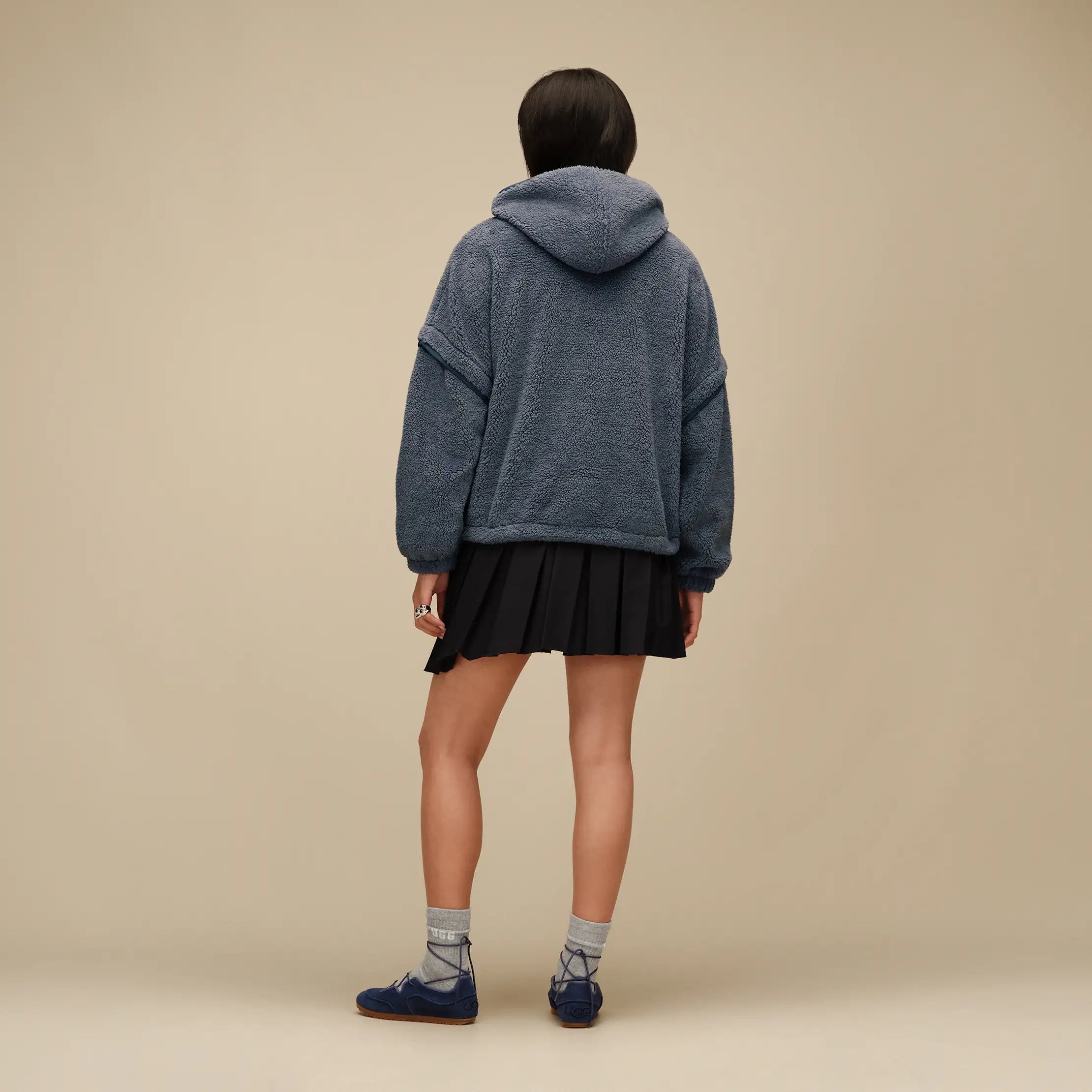 Women's Mariella UGGfluff Zip Hoodie - TAHOE BLUE