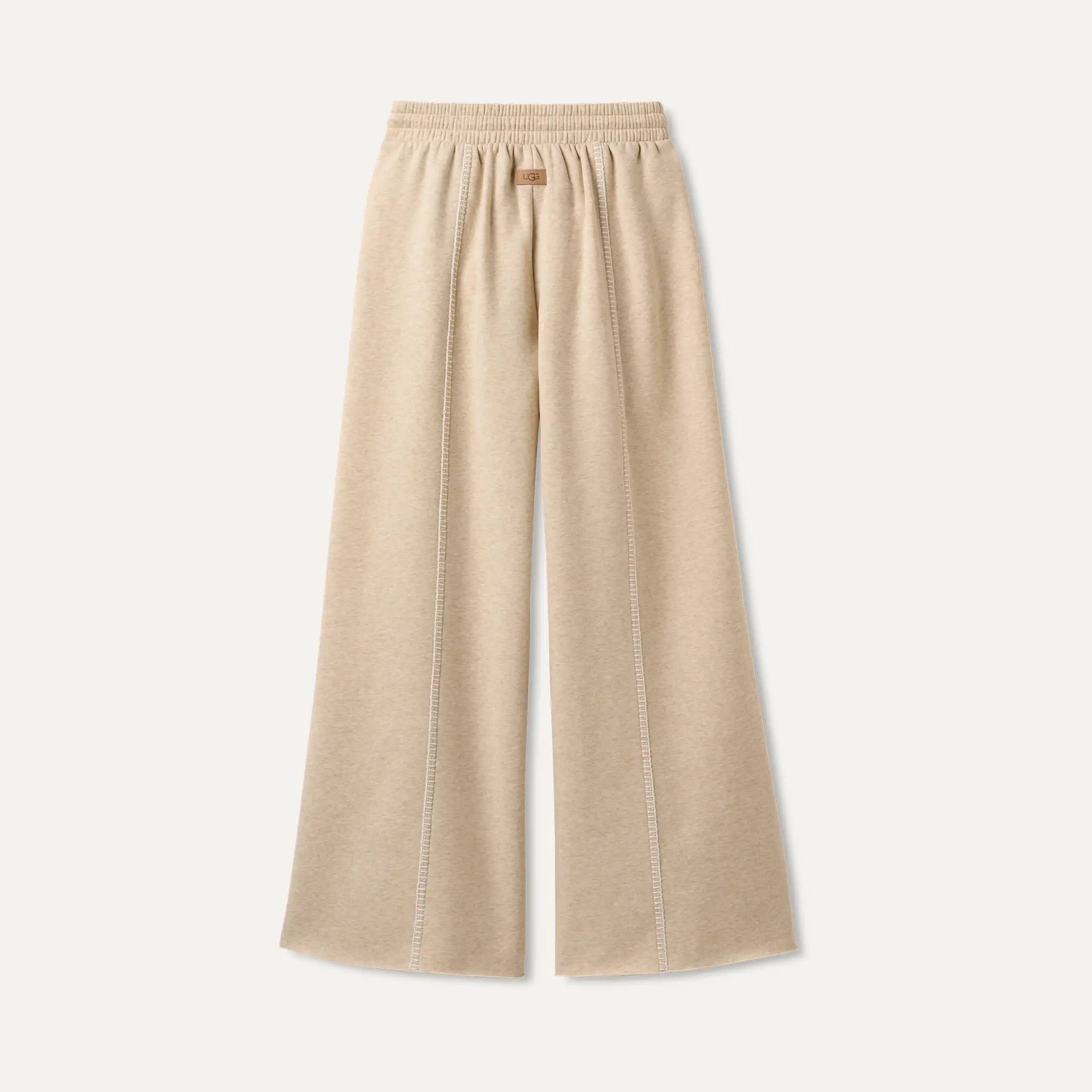 Women's Classic Wide Leg Pant - SAND HEATHER