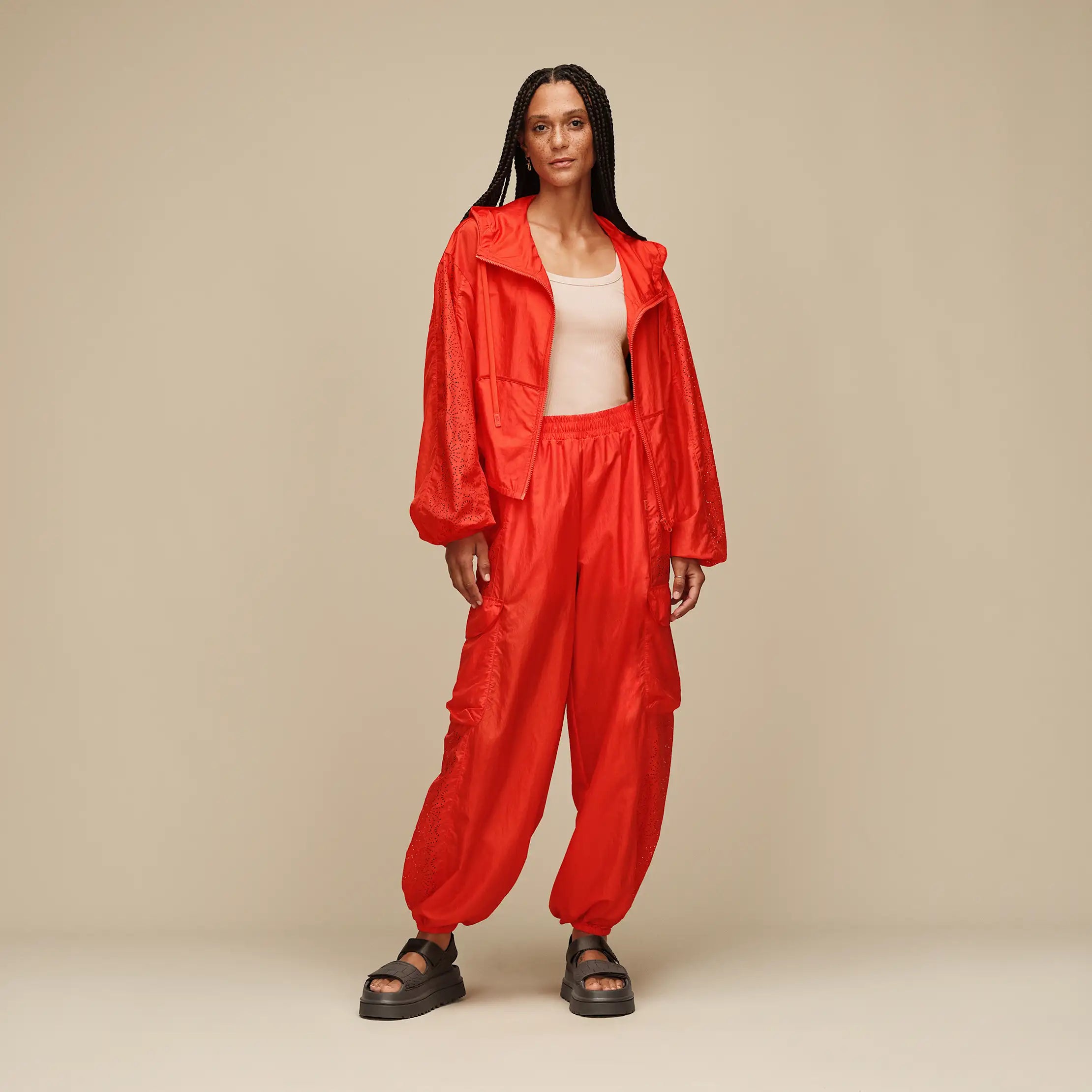 Women's Chiara Full-Zip Hooded Jacket - LOBSTER