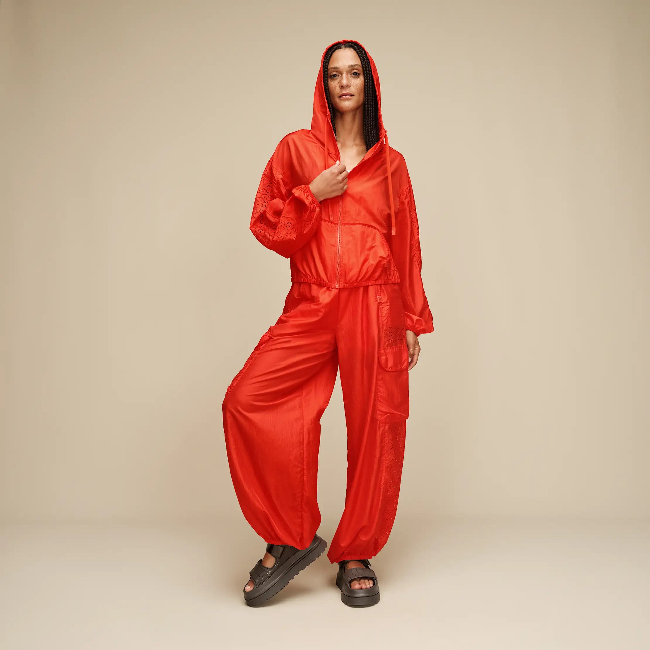 Women's Chiara Full-Zip Hooded Jacket - LOBSTER