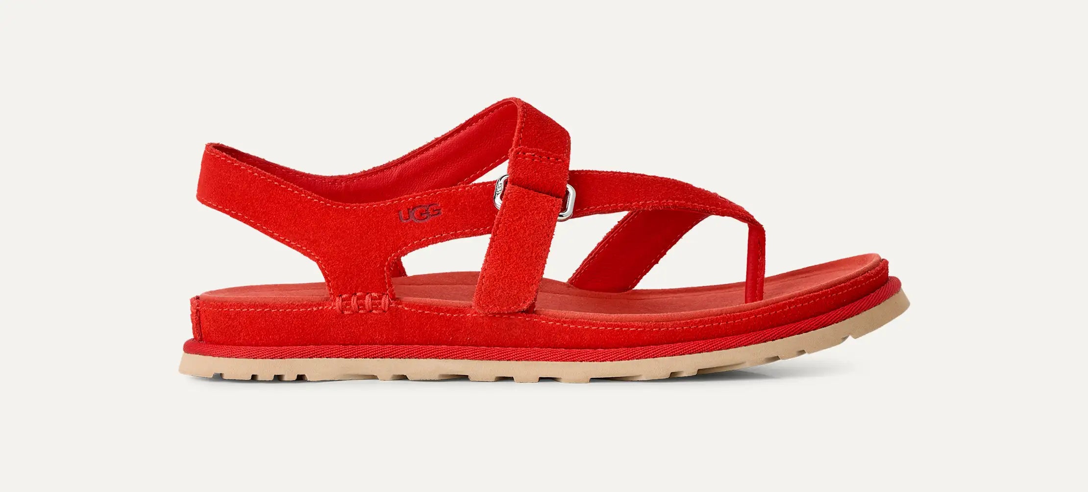 Women's GoldenGaze Toe Post - RED PEPPER