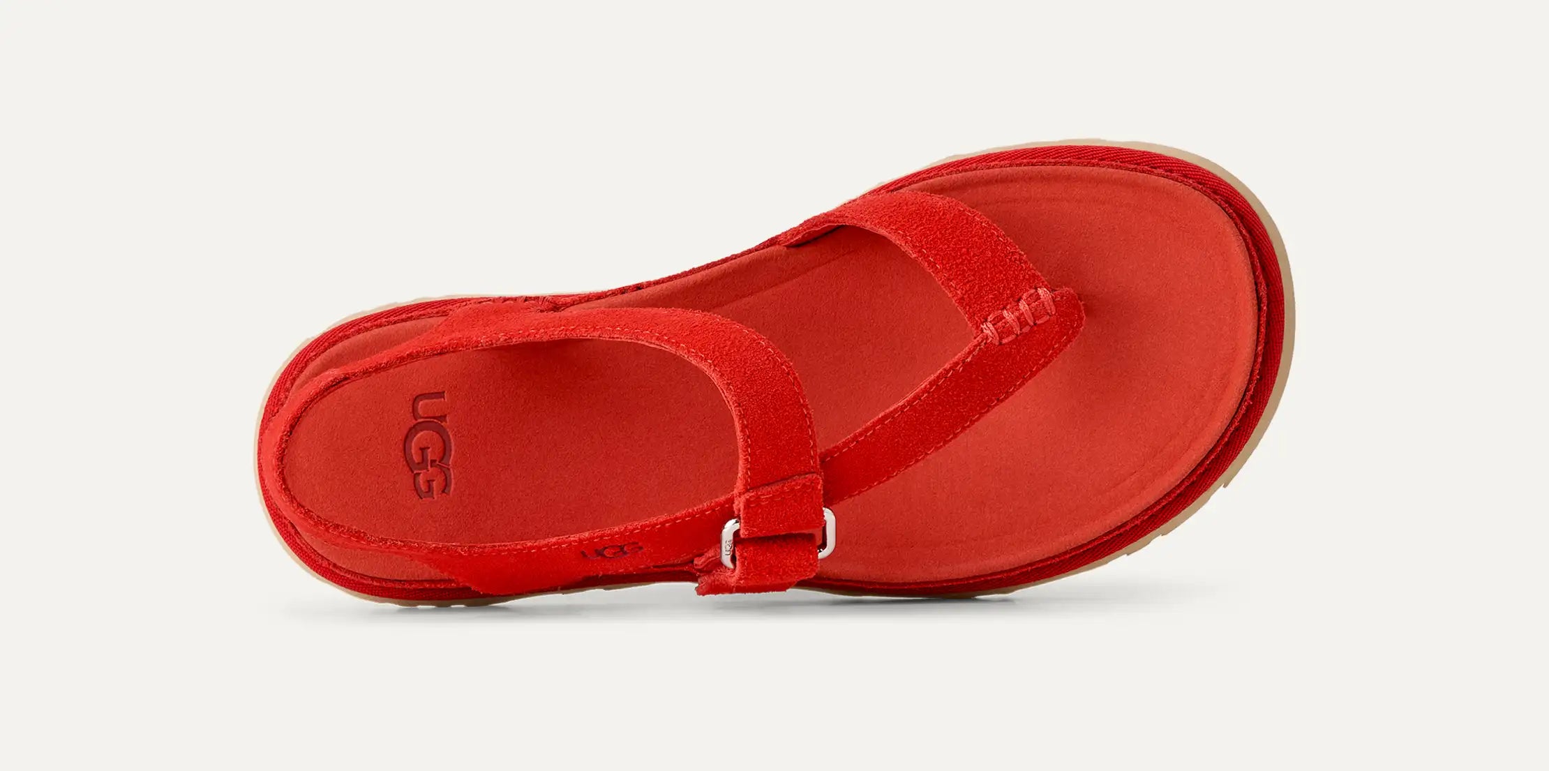 Women's GoldenGaze Toe Post - RED PEPPER
