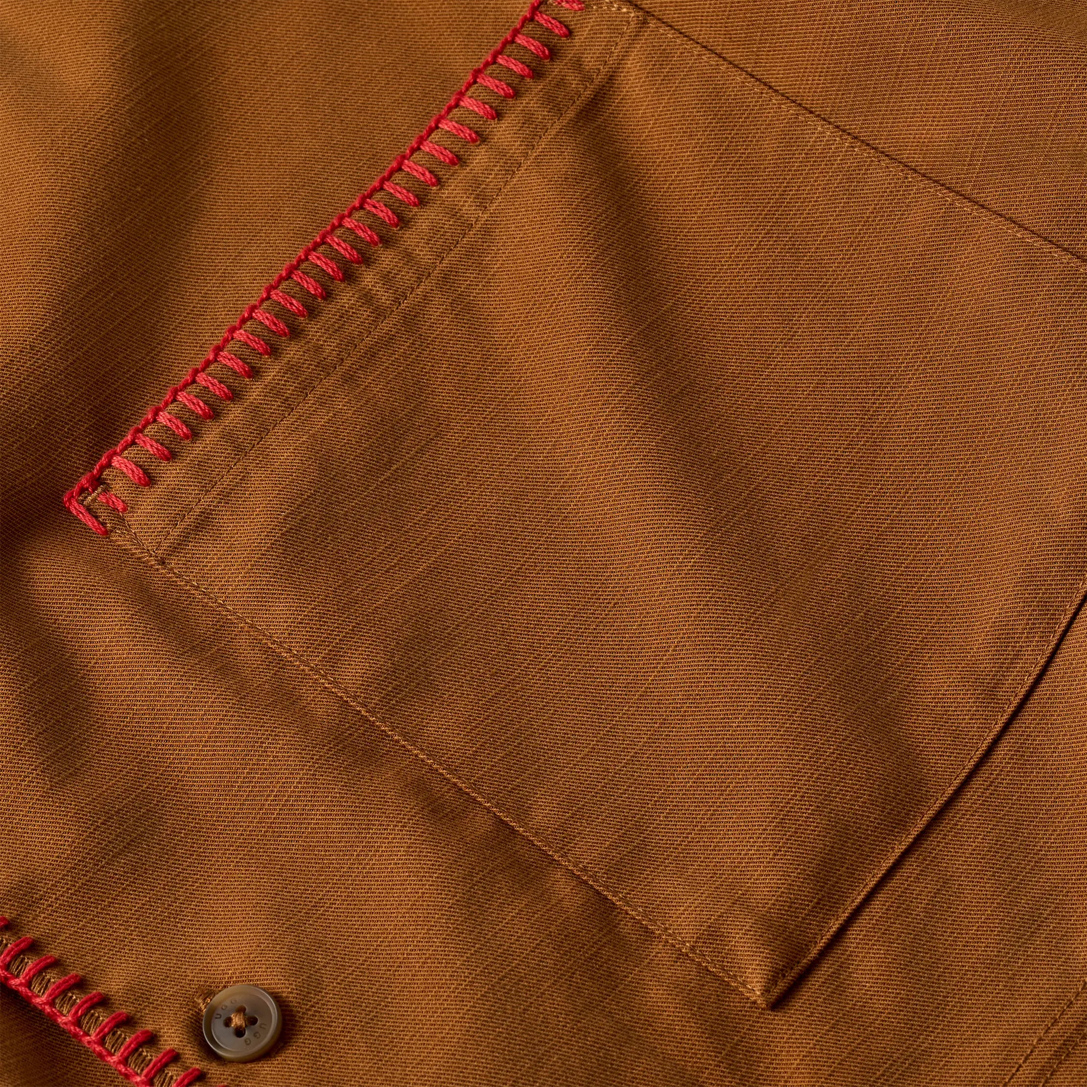 Men's Zakari Top - BROWN MUSTARD