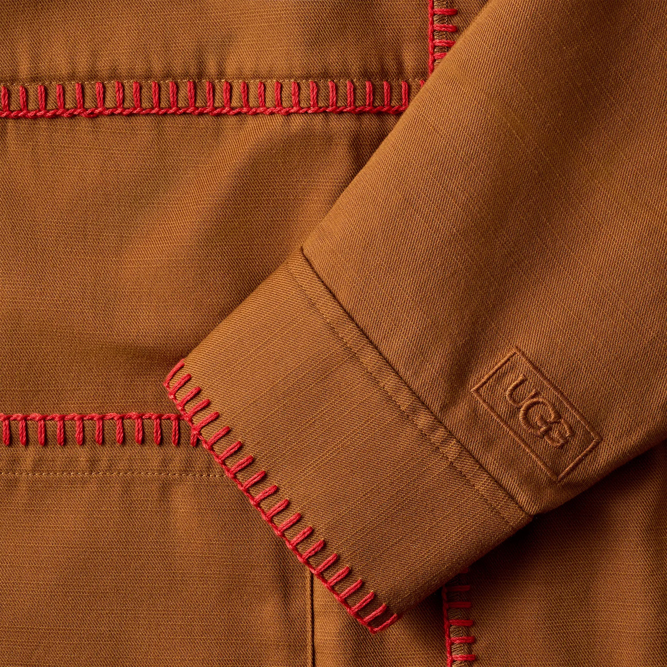 Men's Zakari Top - BROWN MUSTARD
