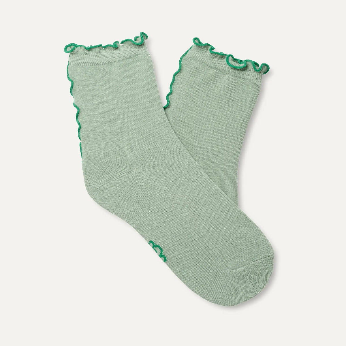 Women's Karsyn Lettuce Edge Quarter II - ARTICHOKE / HUMMINGBIRD