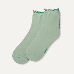 Women's Karsyn Lettuce Edge Quarter II - ARTICHOKE / HUMMINGBIRD