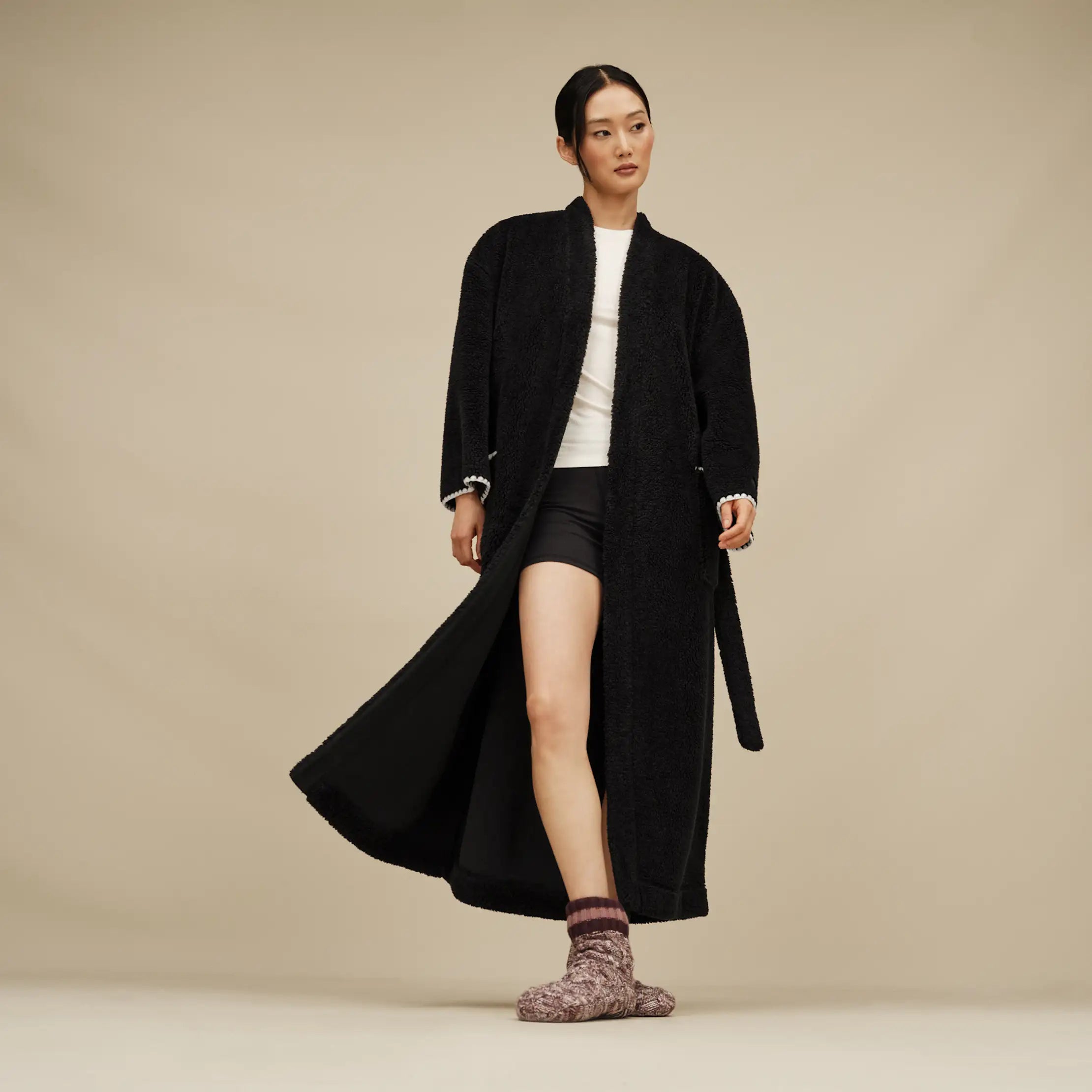 Women's Deedee Fleece Lined Quarter II - DARK CARAMEL