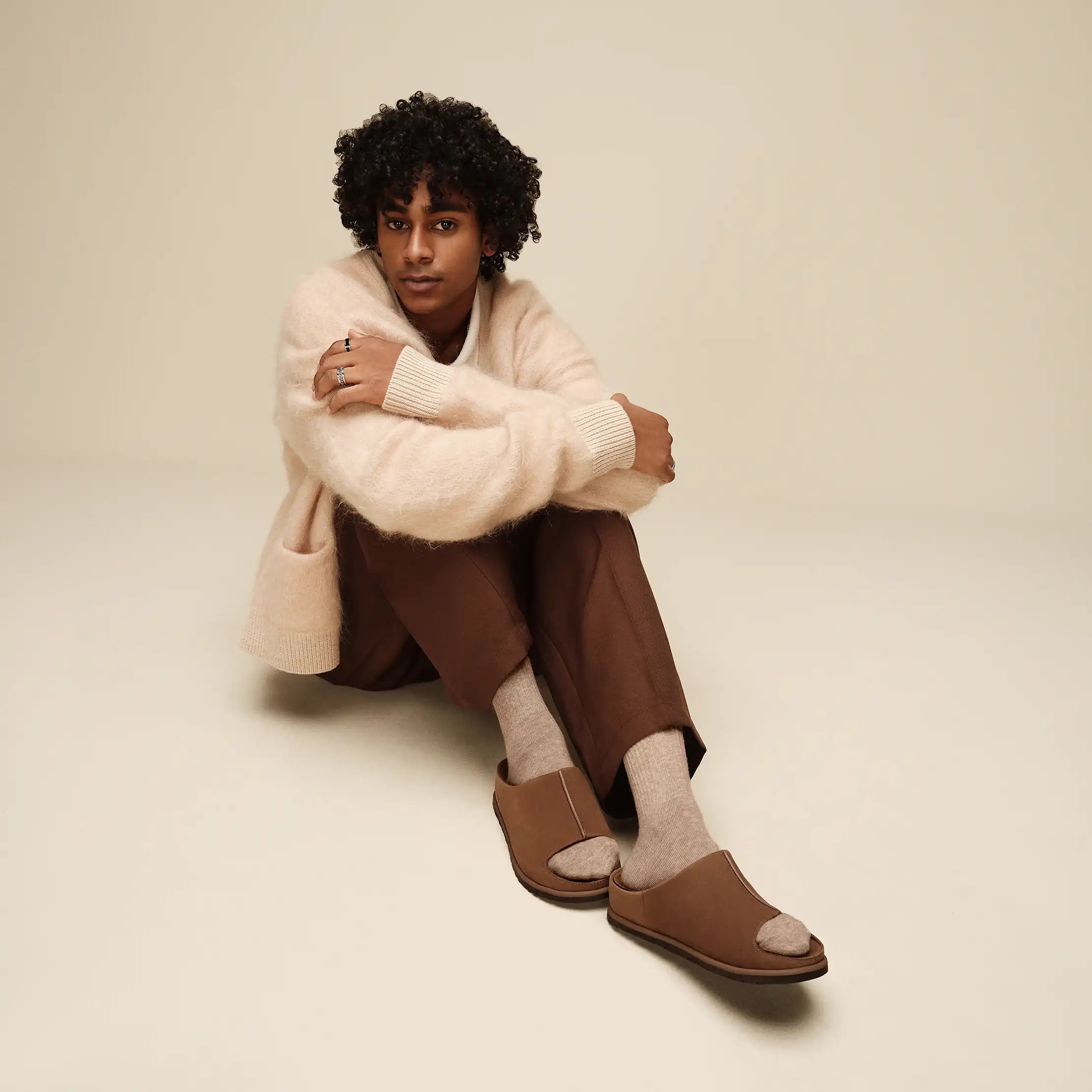 Men's Otzo Slide - DARK CHESTNUT