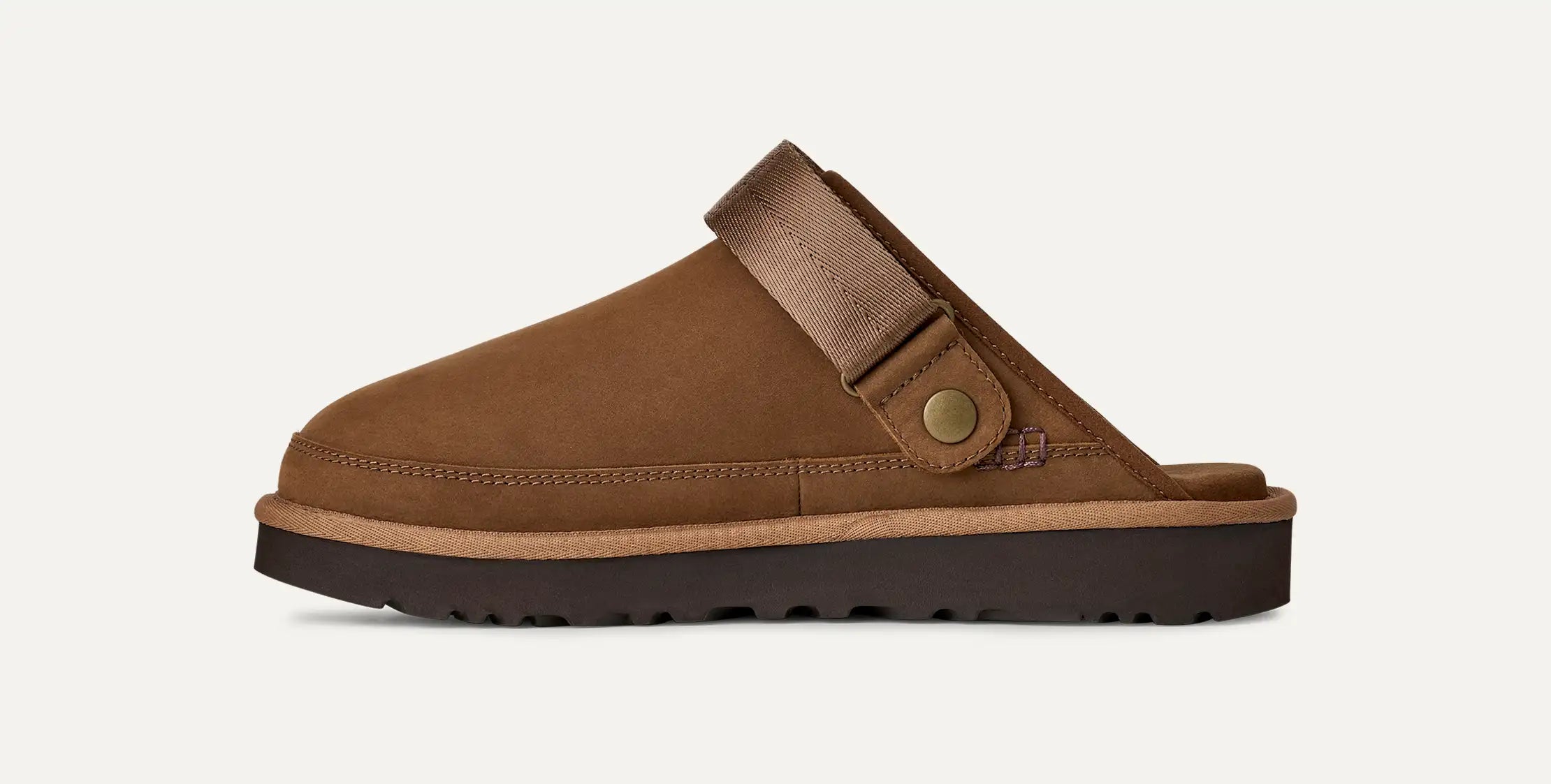 Men's Goldencoast Clog II Nubuck - DARK CHESTNUT