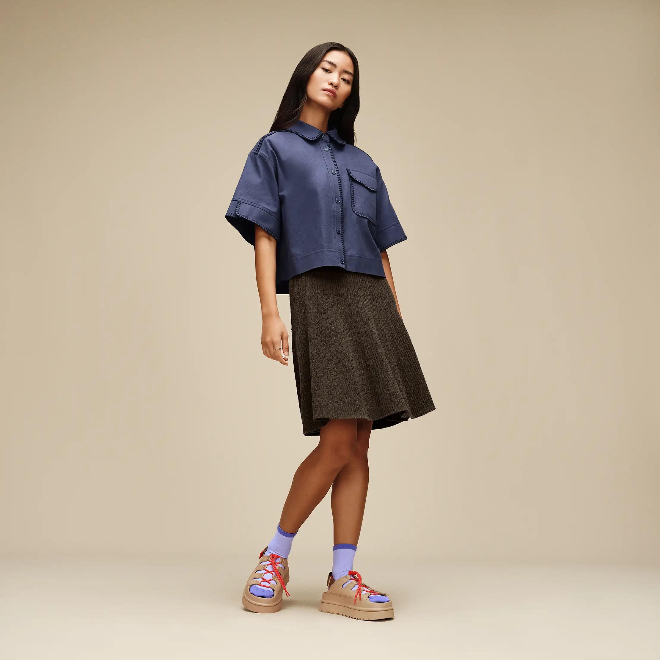 Women's GoldenGlow Toggle - MUSTARD SEED