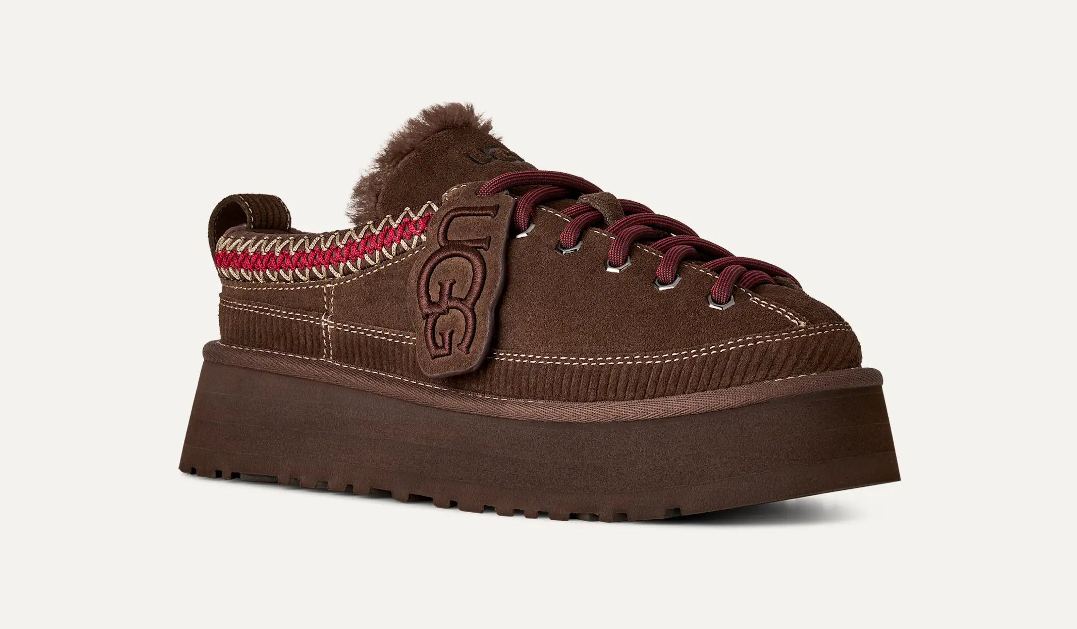 Women's Heritage Lace-Up Slipper - BURNT CEDAR