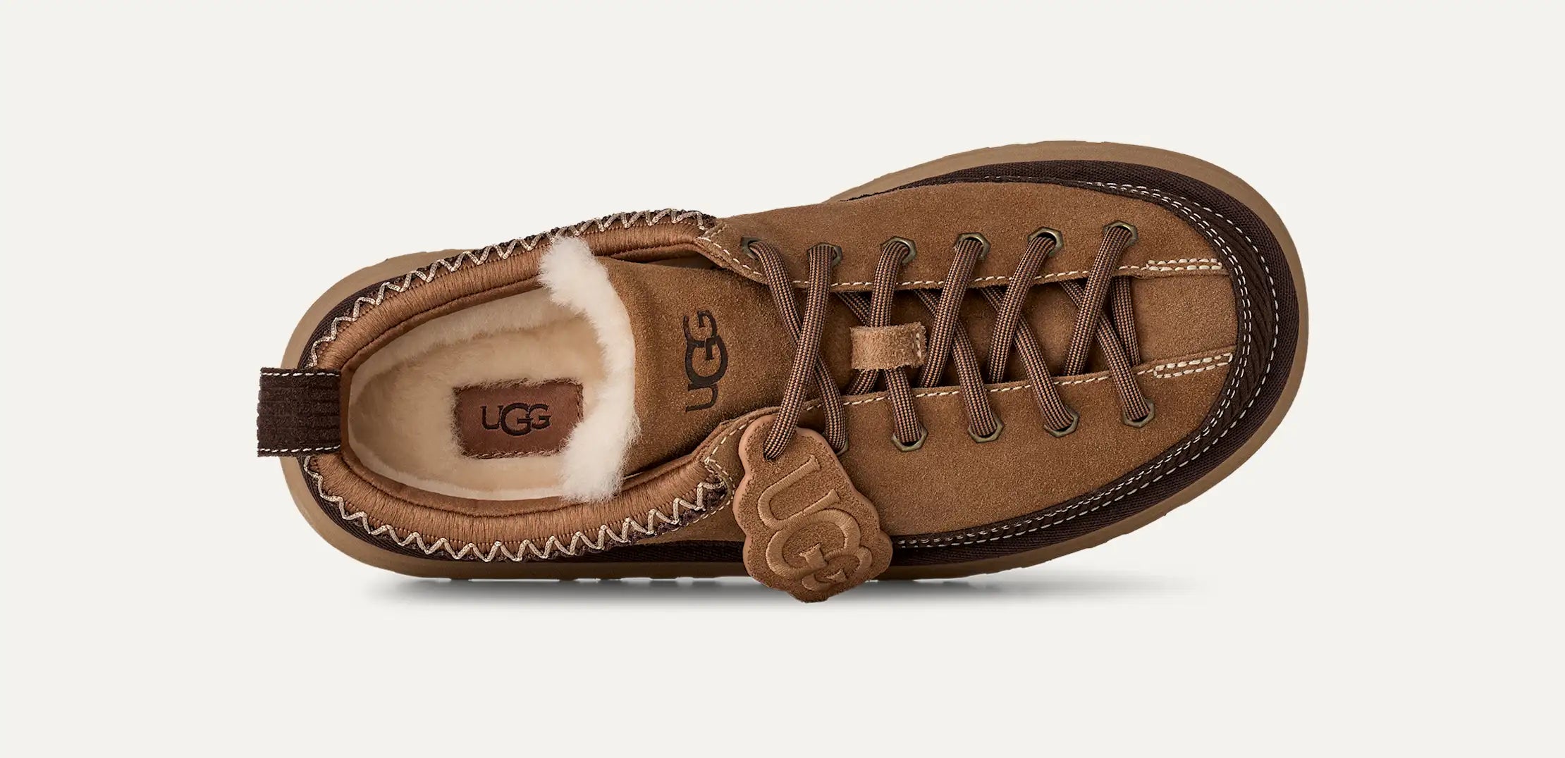 Women's Heritage Lace-Up Slipper - CHESTNUT