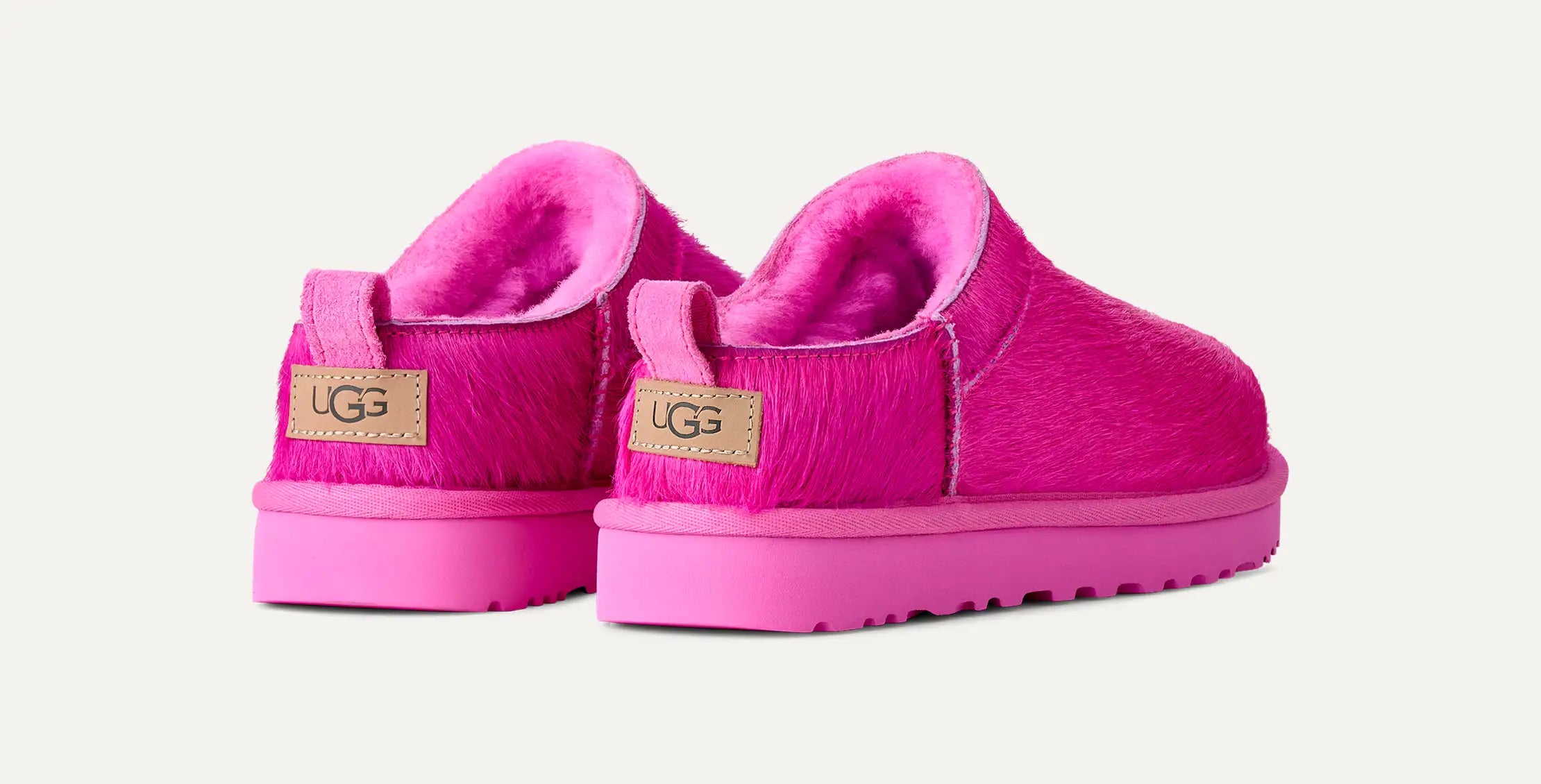 Women's Classic Micro Calf Hair - BRIGHT FUCHSIA