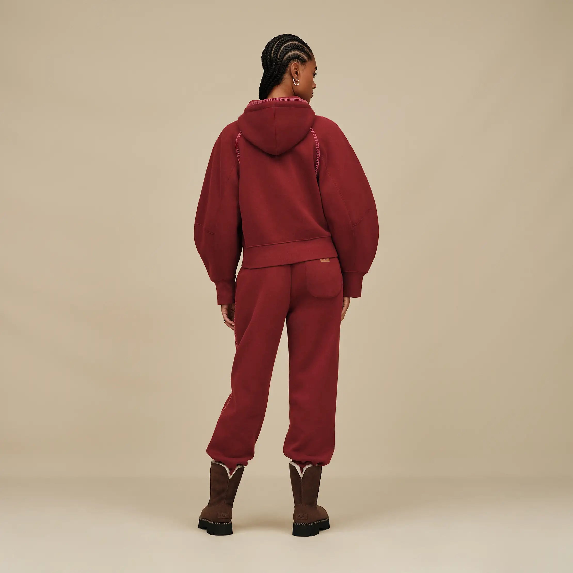 Women's Classic Full-Zip Hoodie - COFFEE BERRY