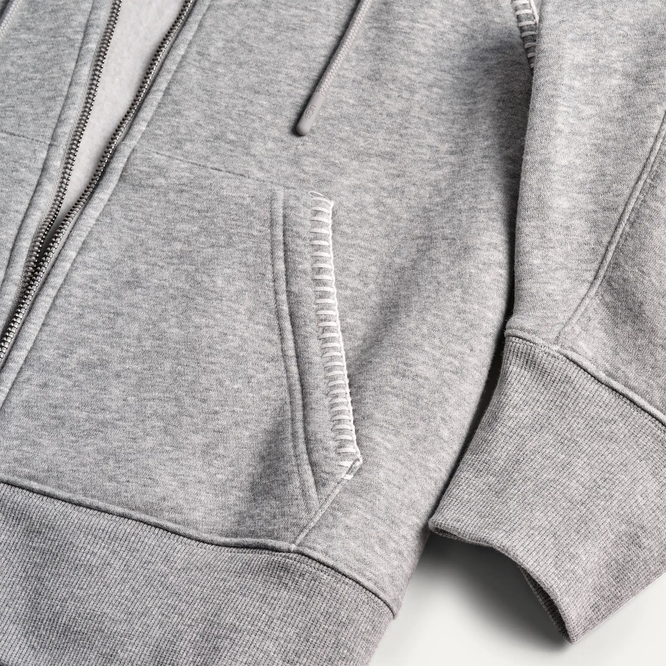 Women's Classic Full-Zip Hoodie - GREY HEATHER