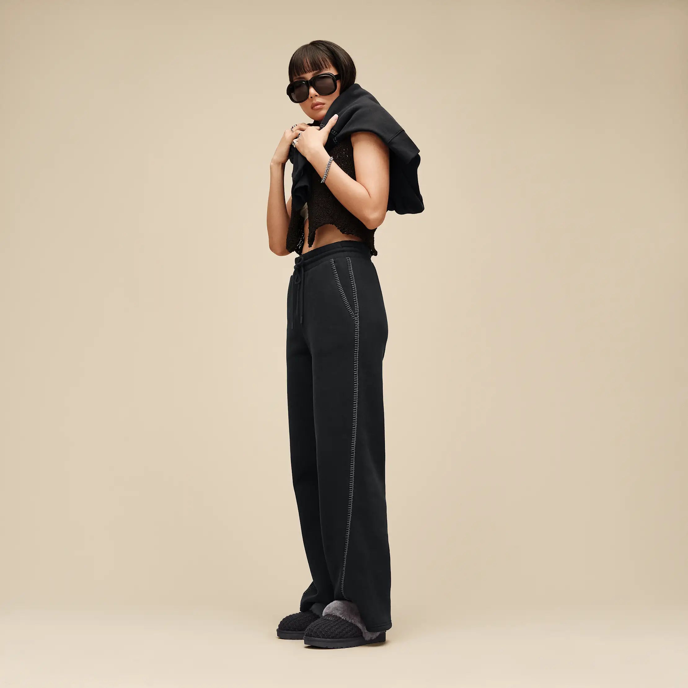 Women's Classic Straight-Leg Pant - BLACK