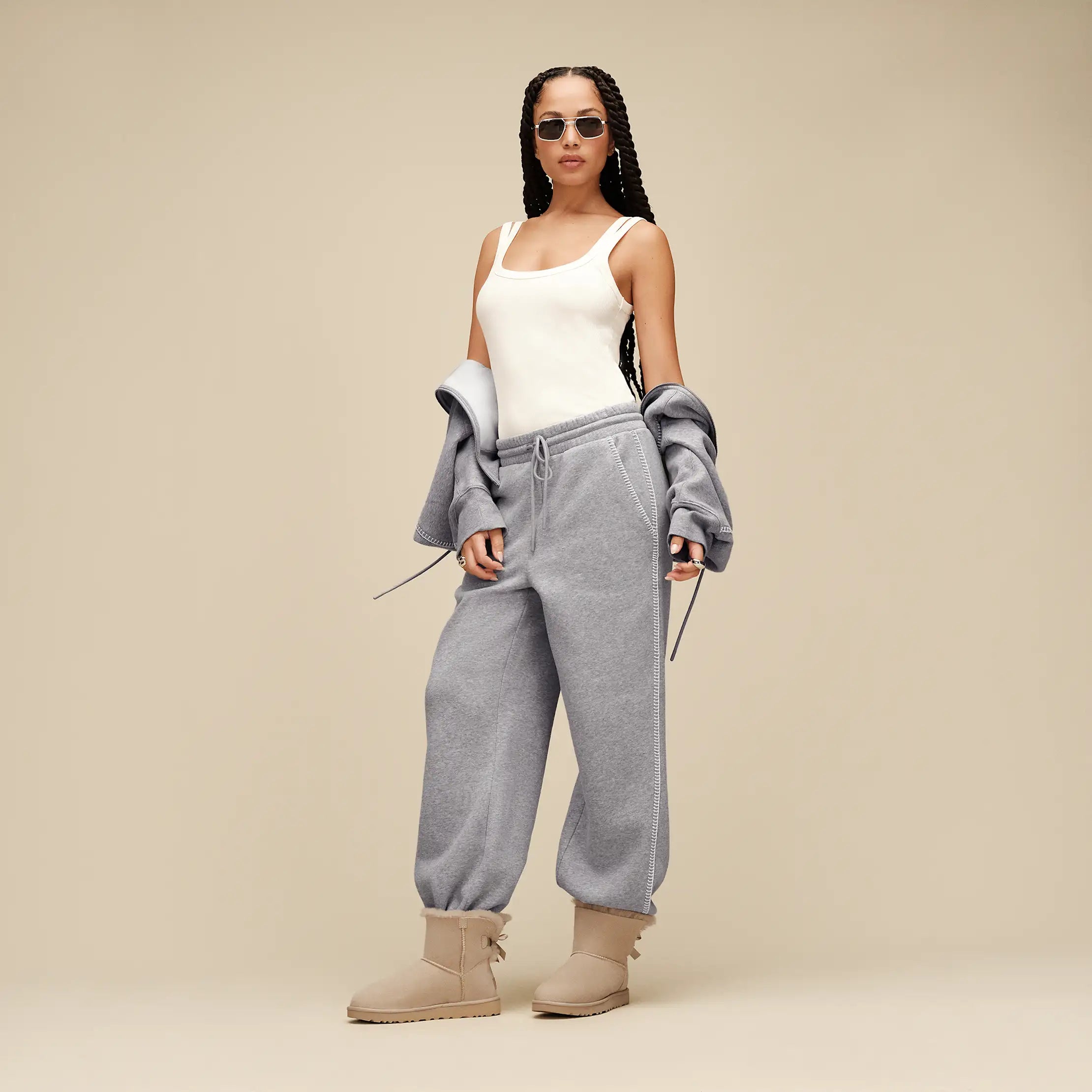 Women's Classic Straight-Leg Pant - GREY HEATHER