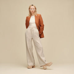 Women's Classic Straight-Leg Pant - SAND HEATHER