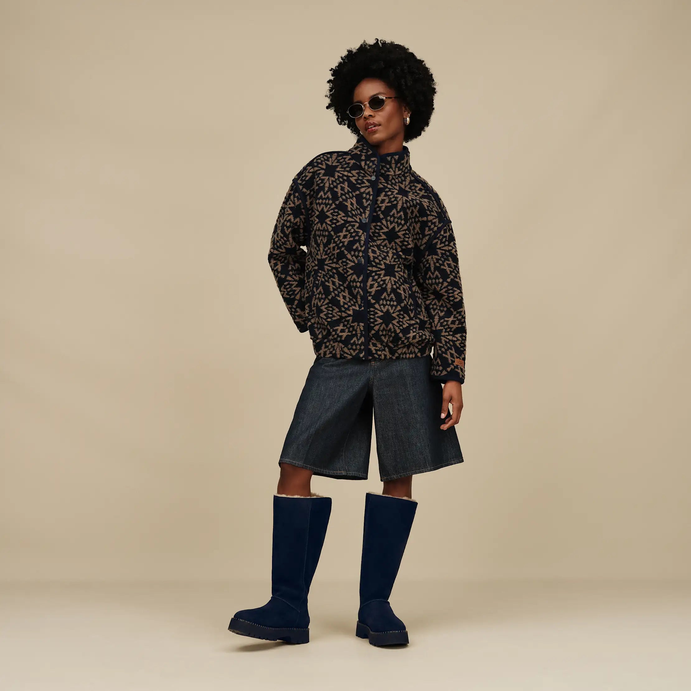 Women's Brigh Snap Jacket - MARINER