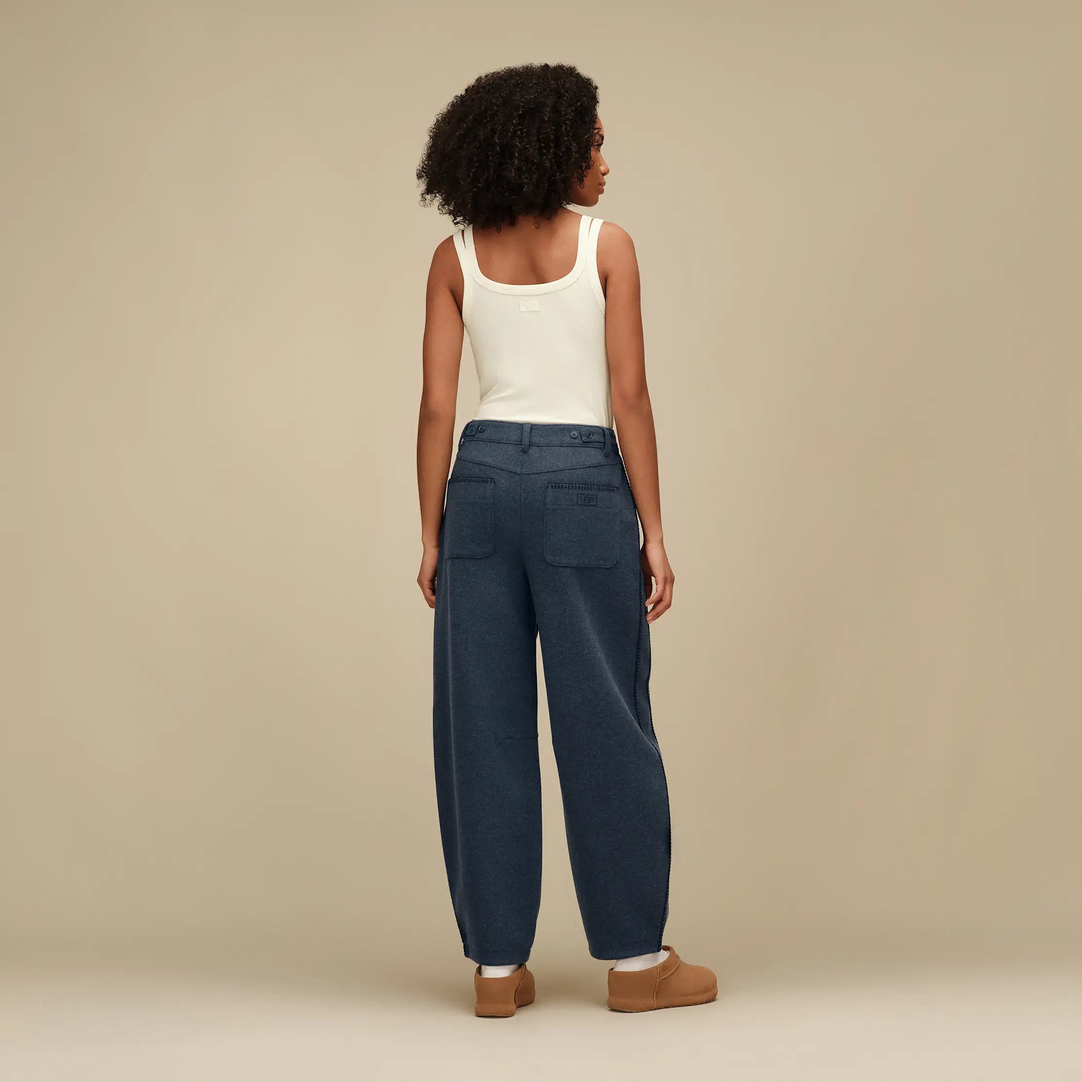 Women's Rina Barrel Pant - INDIGO HEATHER