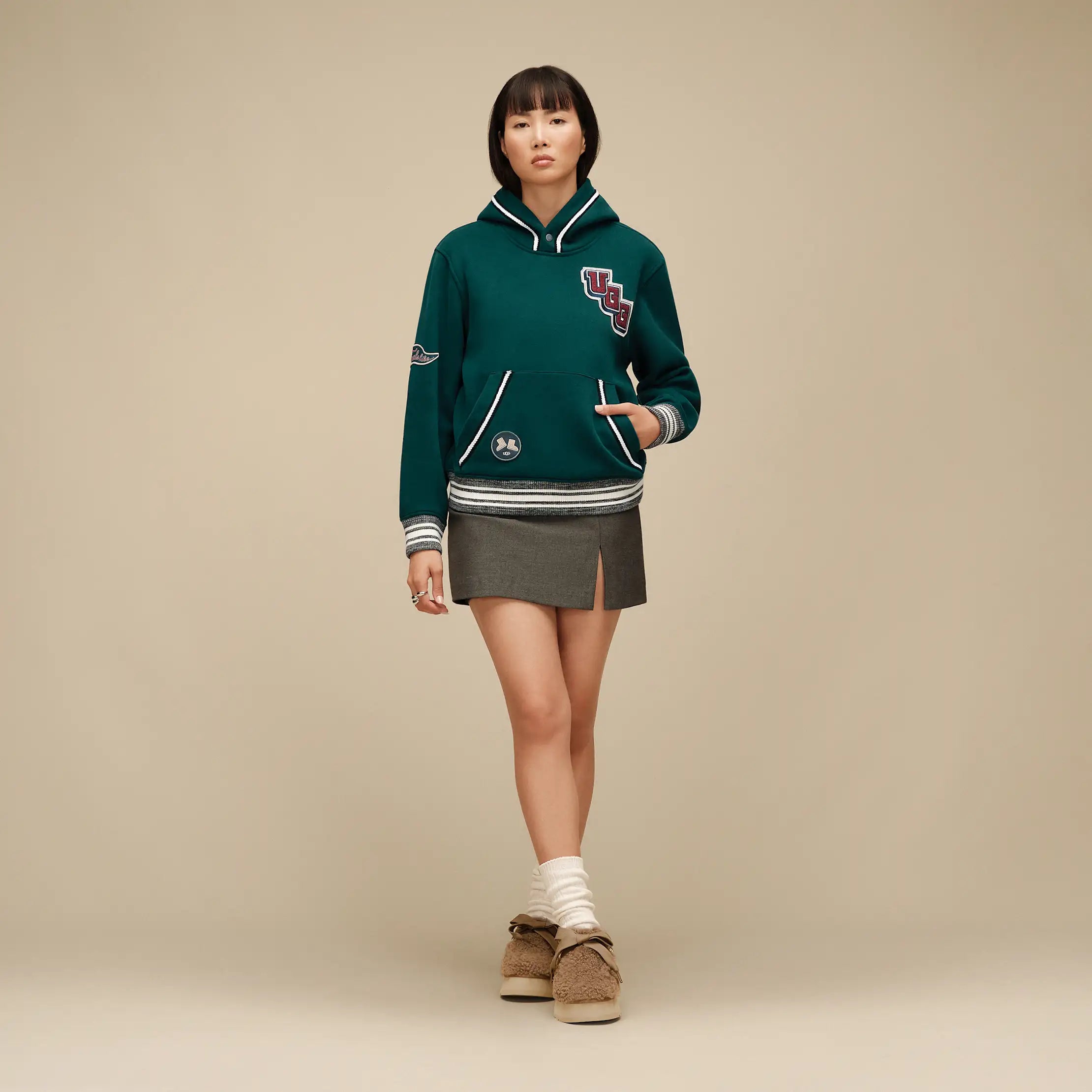 All Gender UGG Retro Hoodie - SALTWATER
