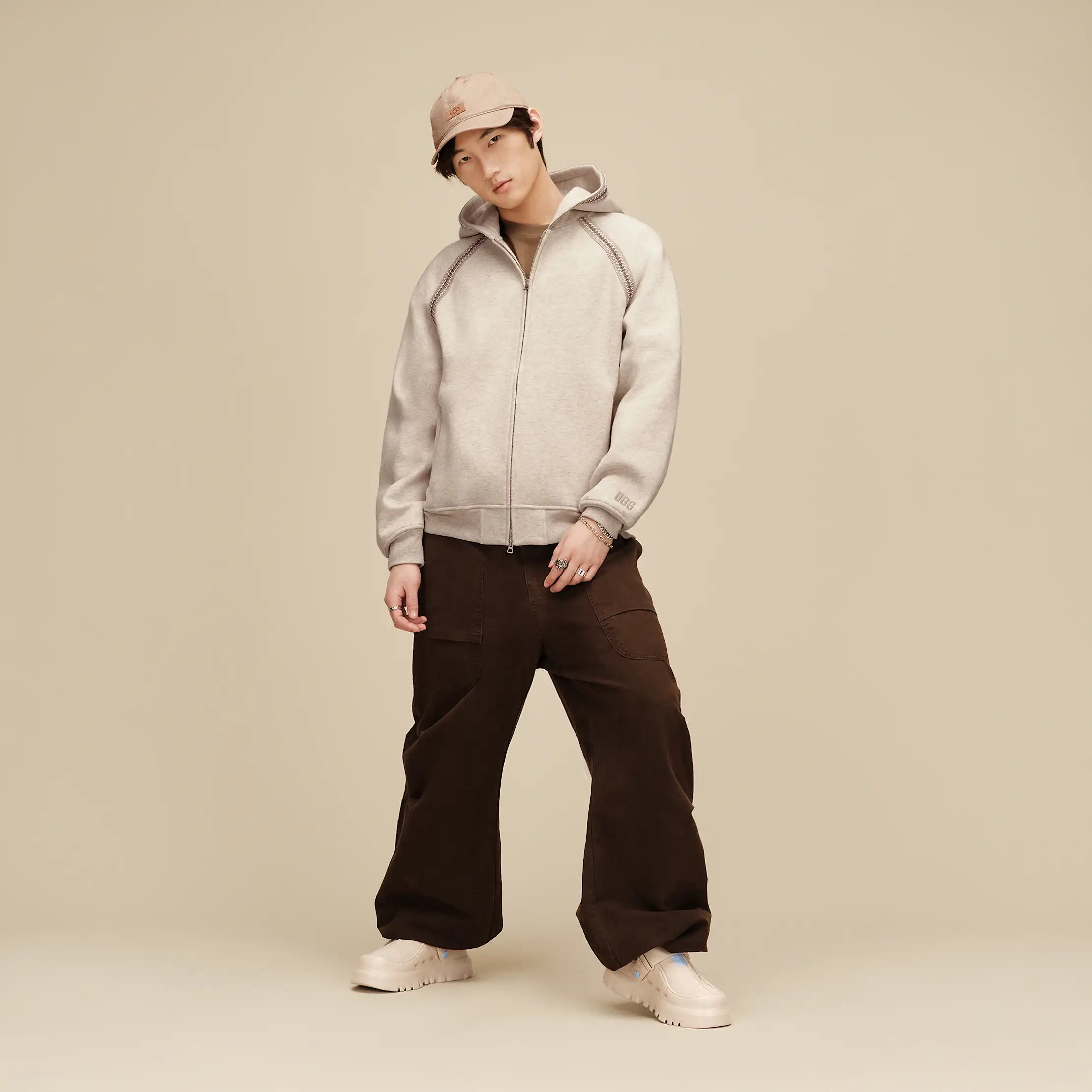 Men's Tasman Full-Zip Jacket - CARIBOU HEATHER