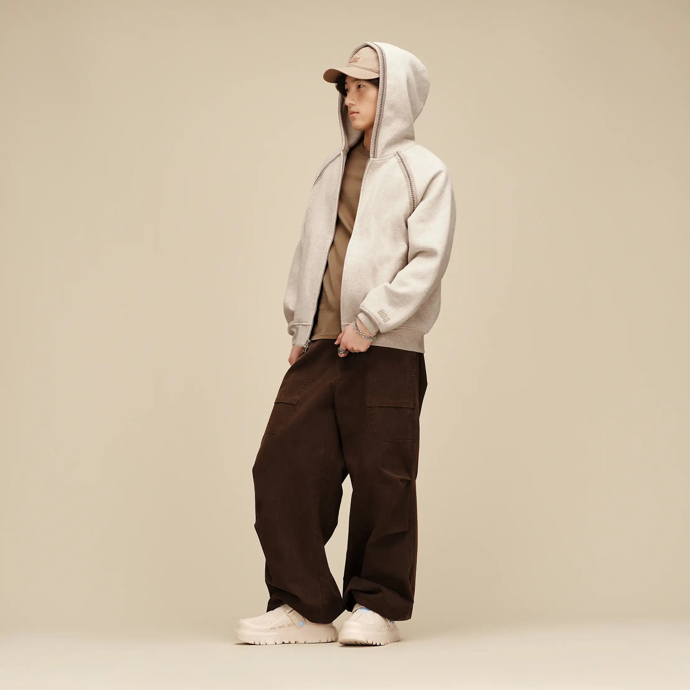 Men's Tasman Full-Zip Jacket - CARIBOU HEATHER