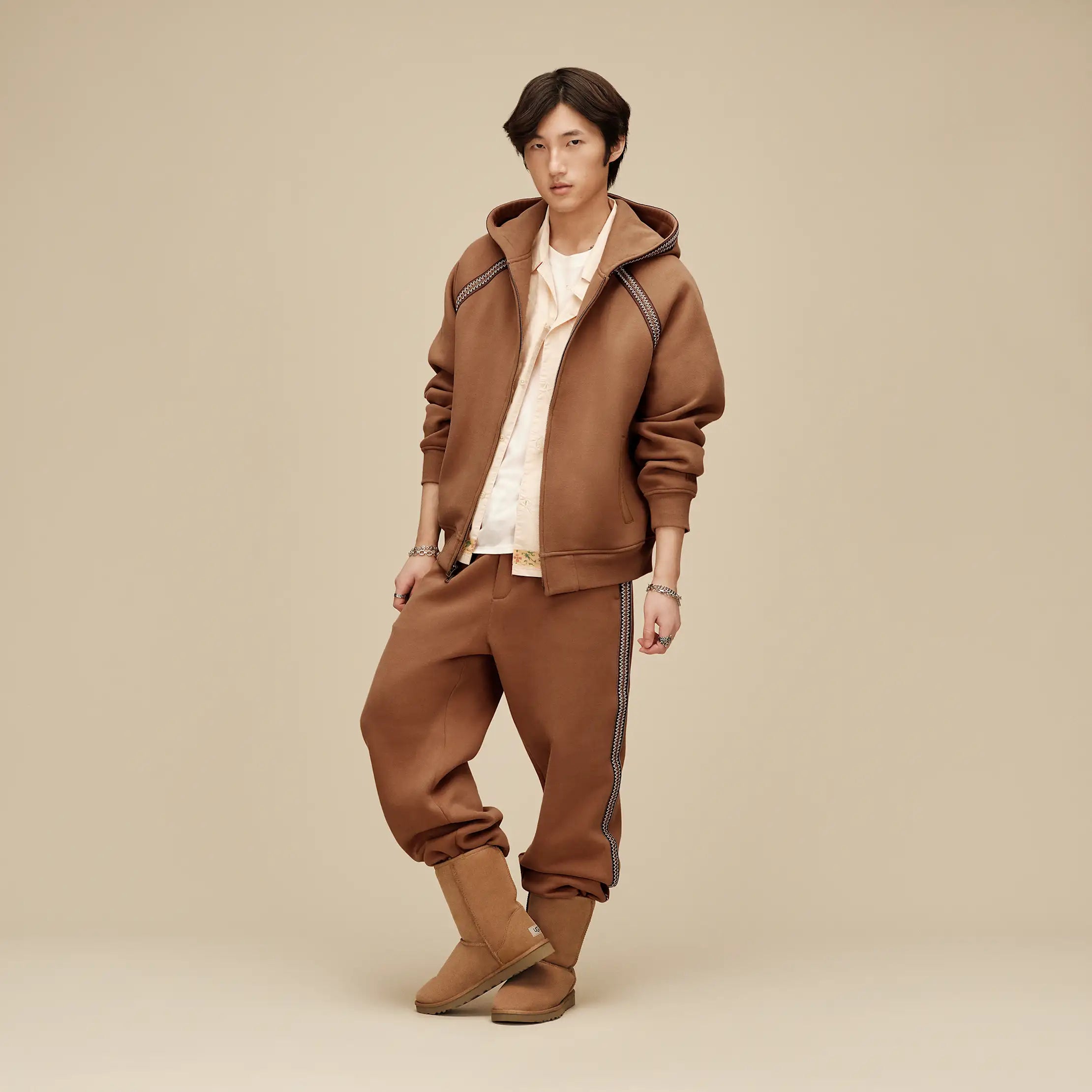 Men's Tasman Full-Zip Jacket - CHESTNUT