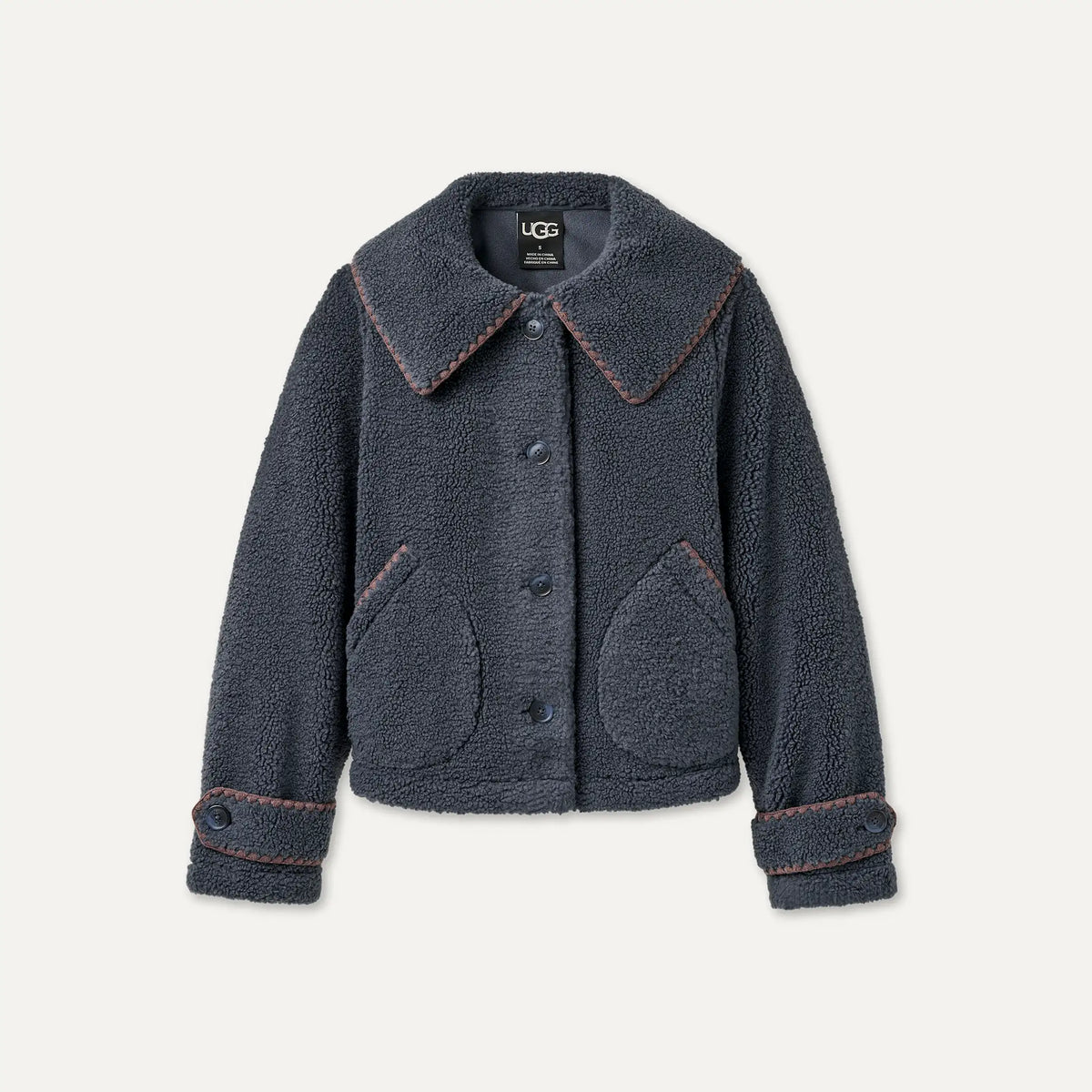 Women's Nikia Collared Jacket - EVE BLUE