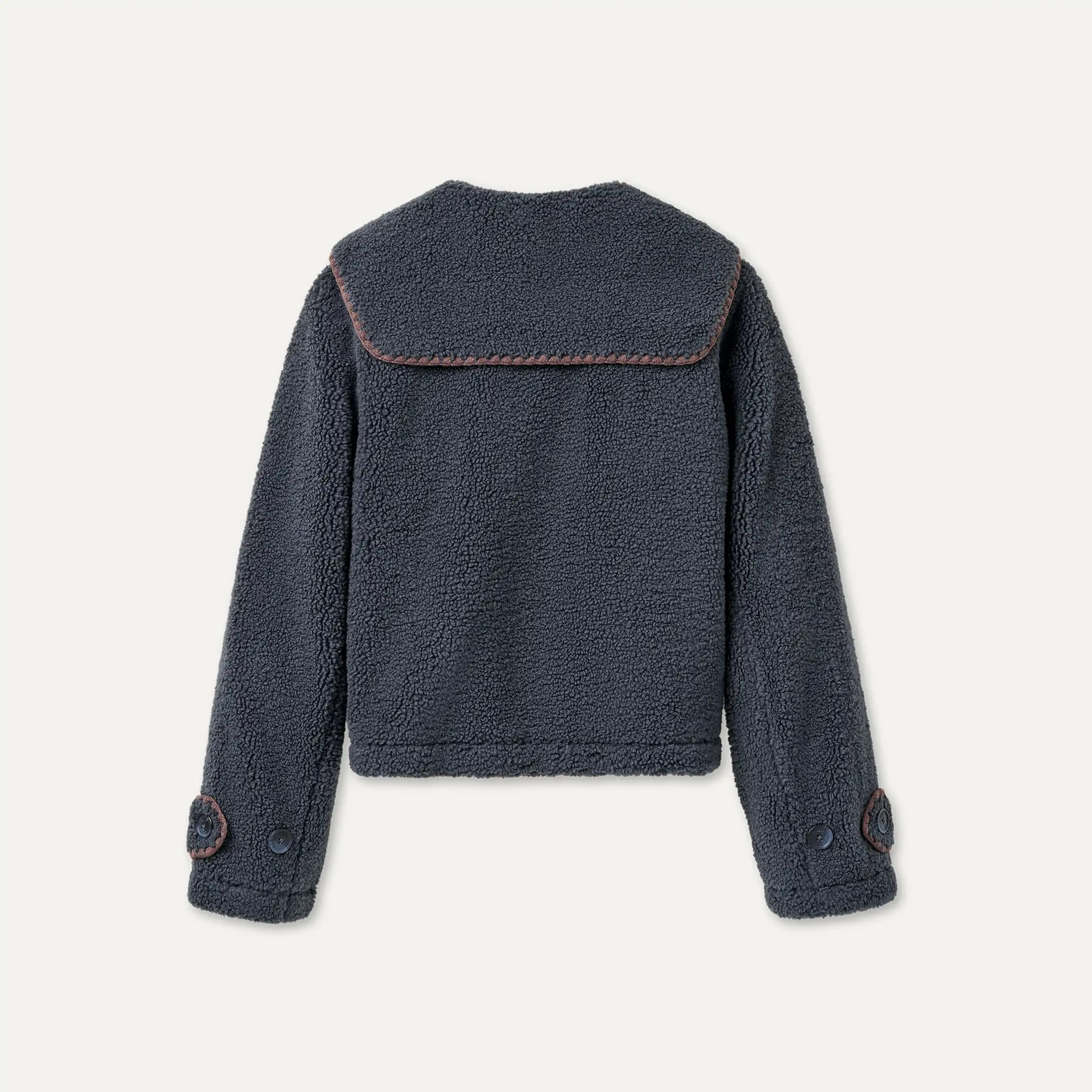 Women's Nikia Collared Jacket - EVE BLUE