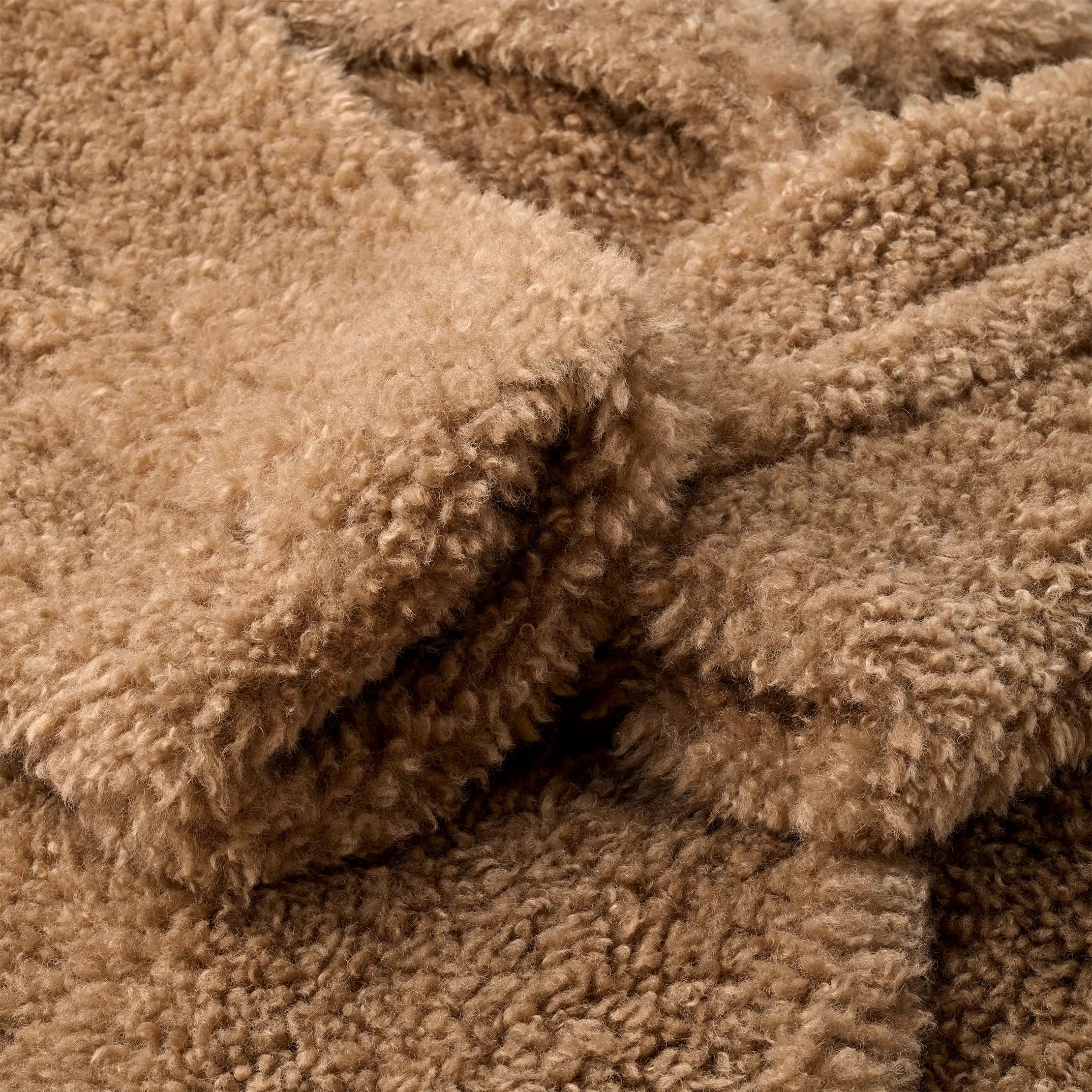 Women's Gertrude Long Teddy Coat II - SAND