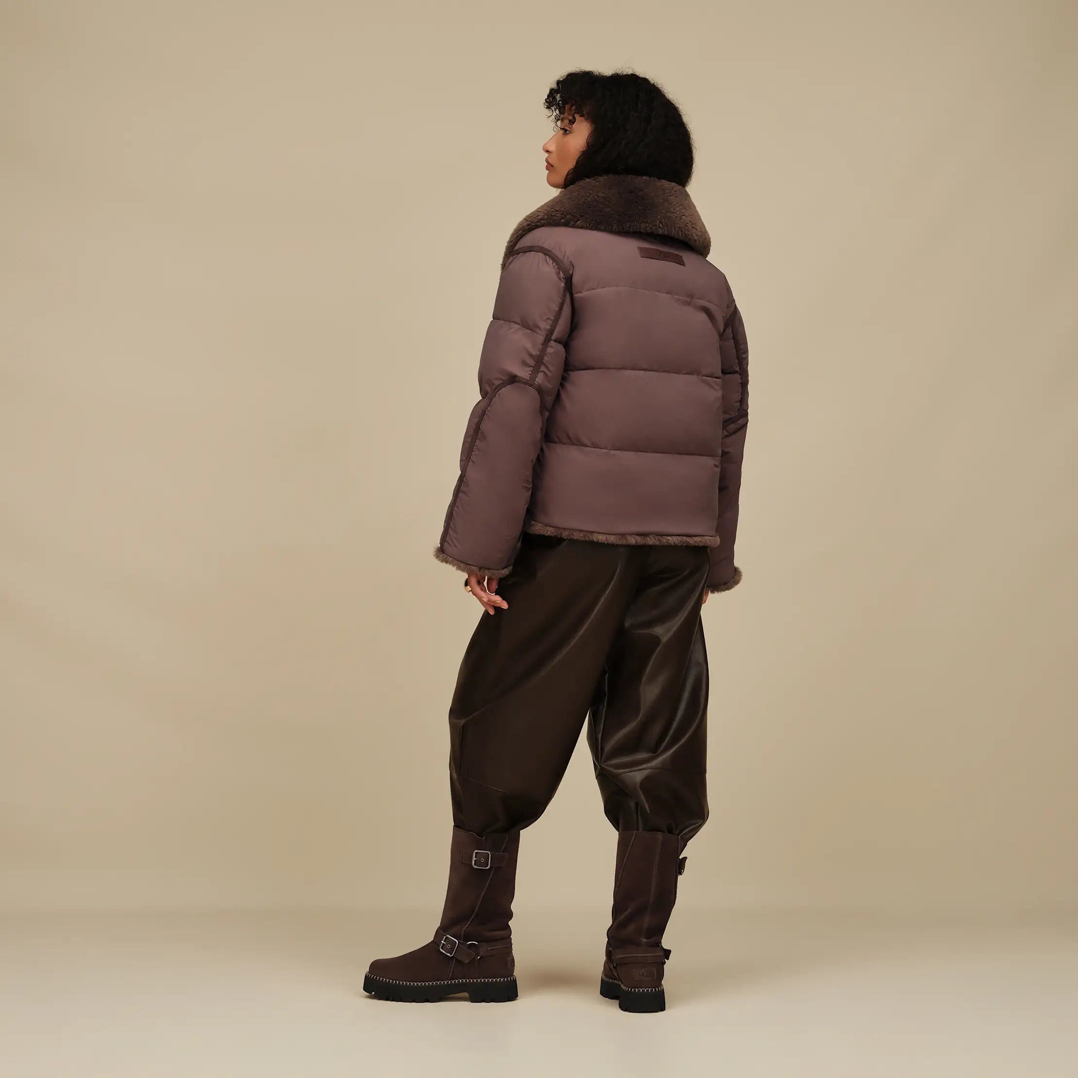 Women's Wylda Puffer Jacket - BURNT CEDAR