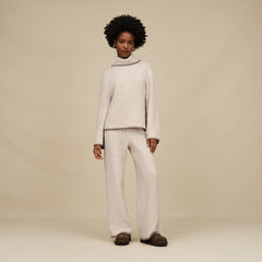 Women's Rylynn Turtleneck Sweater - OATMEAL HEATHER