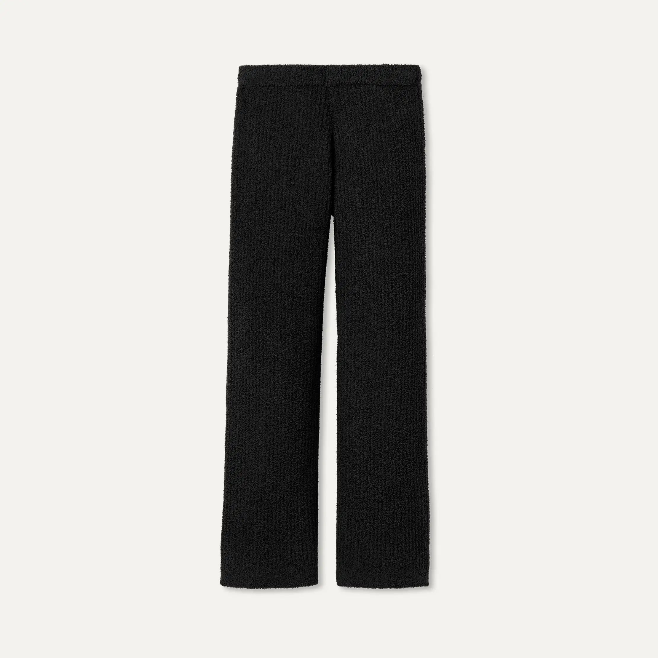 Women's Couria Straight-Leg Rib Pant - BLACK