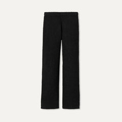 Women's Couria Straight-Leg Rib Pant - BLACK