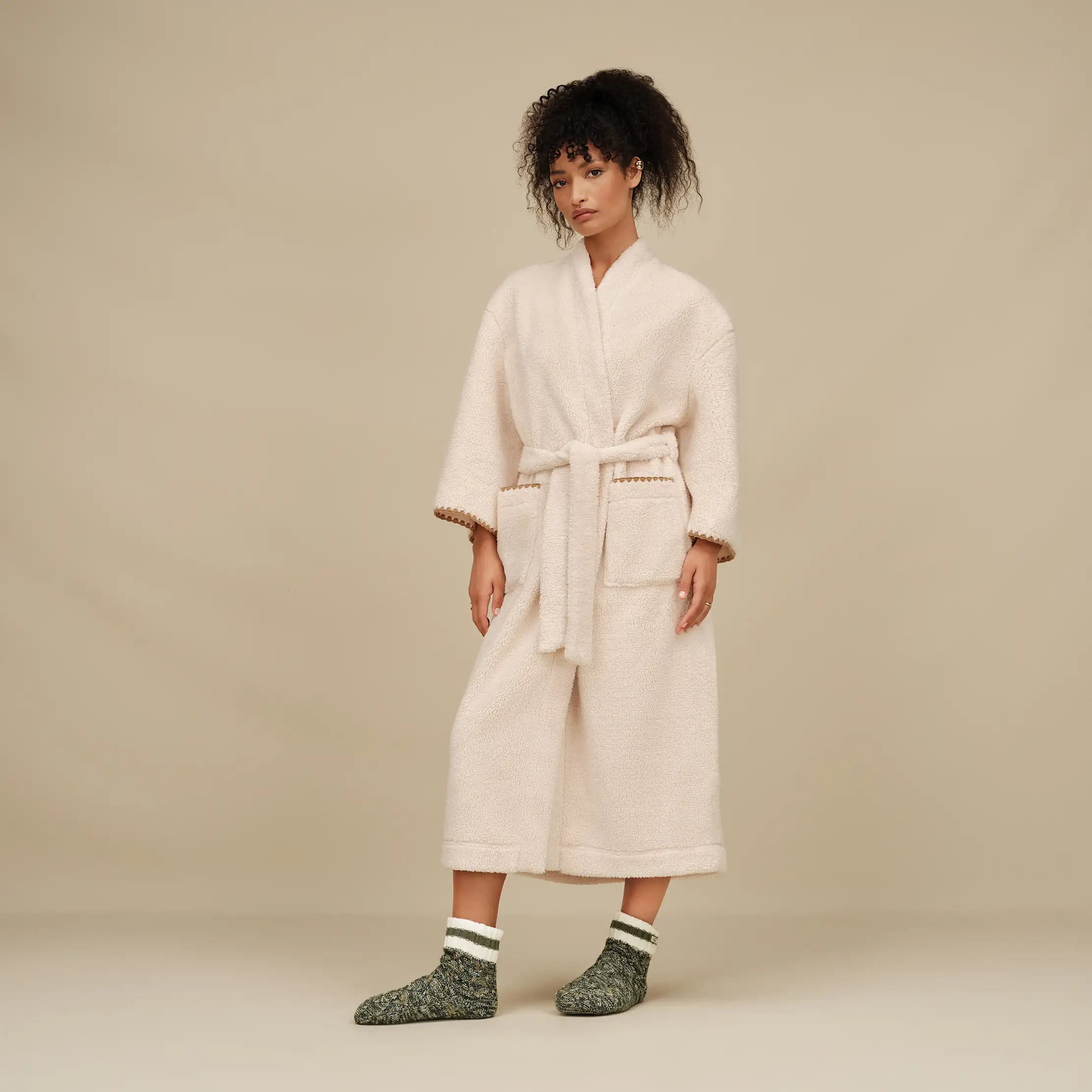 Women's Linet Robe - CREAM